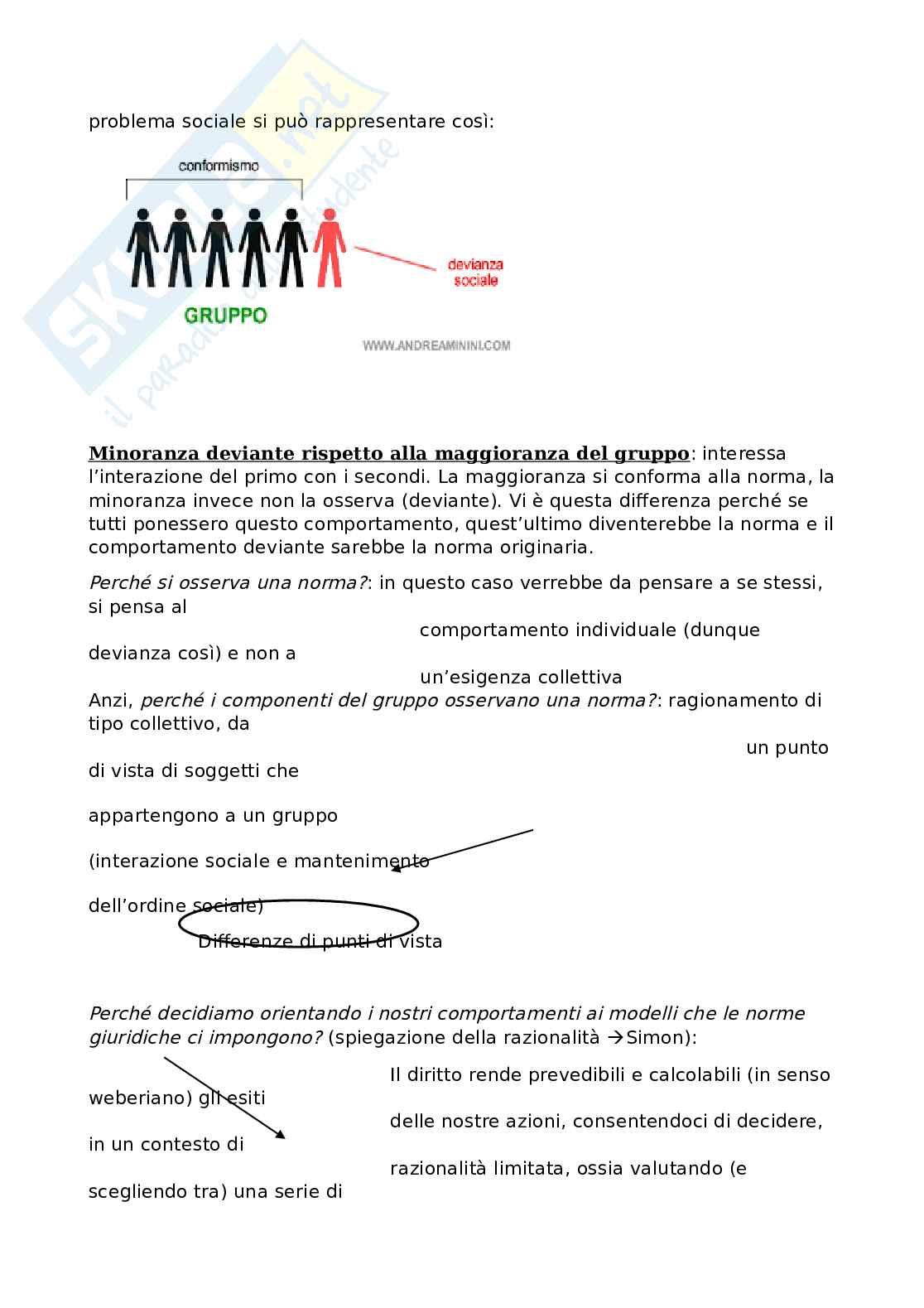 Appunti Sociologia e politiche del controllo sociale Pag. 2