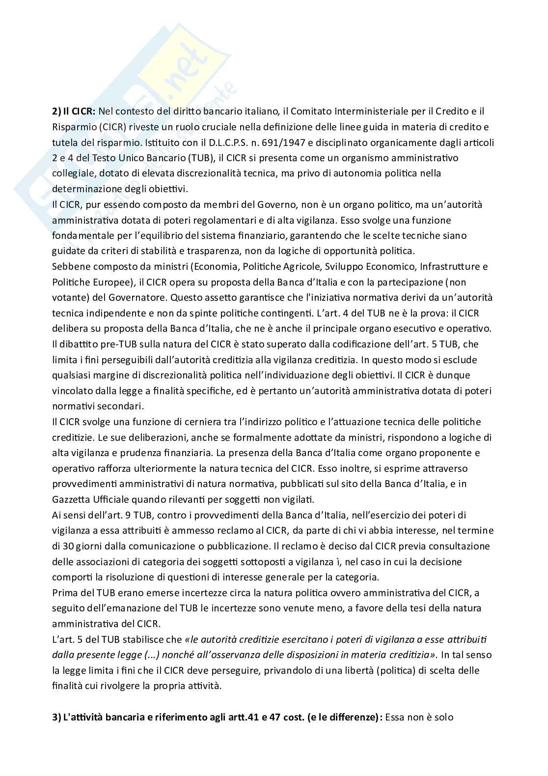 Appunti Diritto bancario Pag. 2
