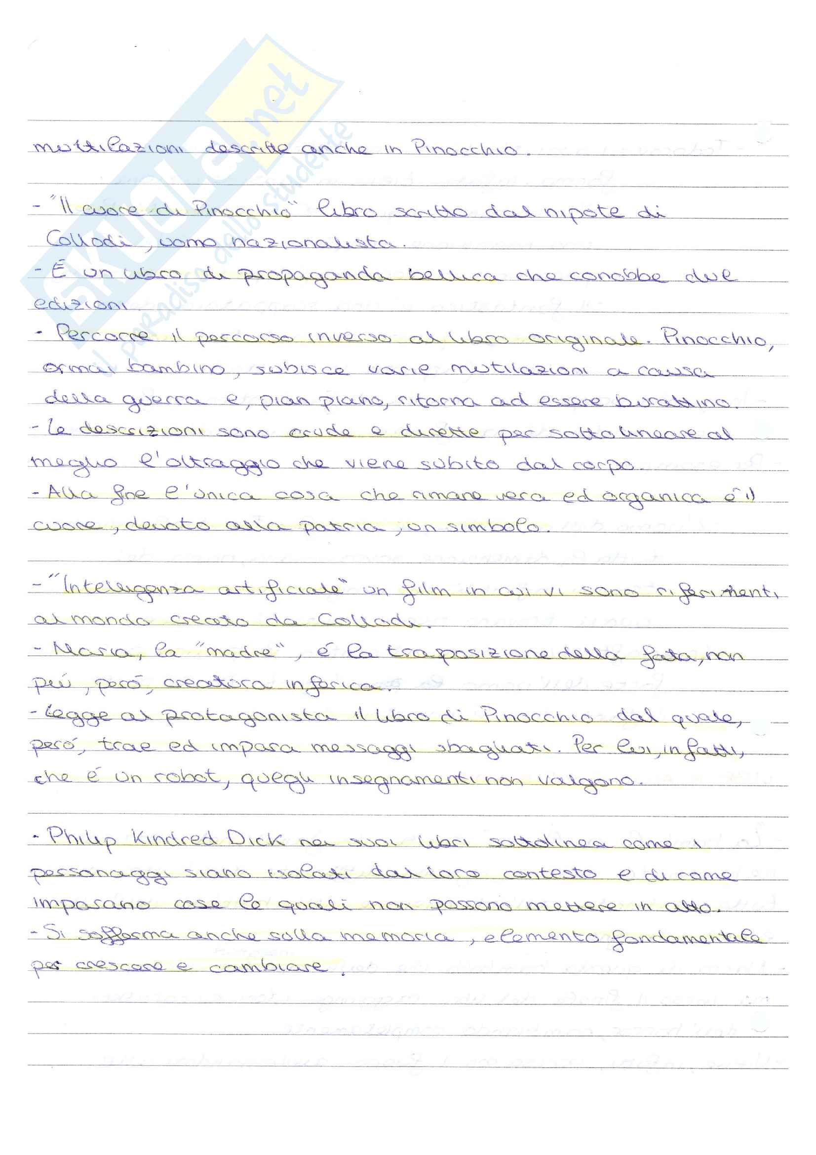 Modulo sugli automi - Letteratura per ragazzi - appunti Pag. 6