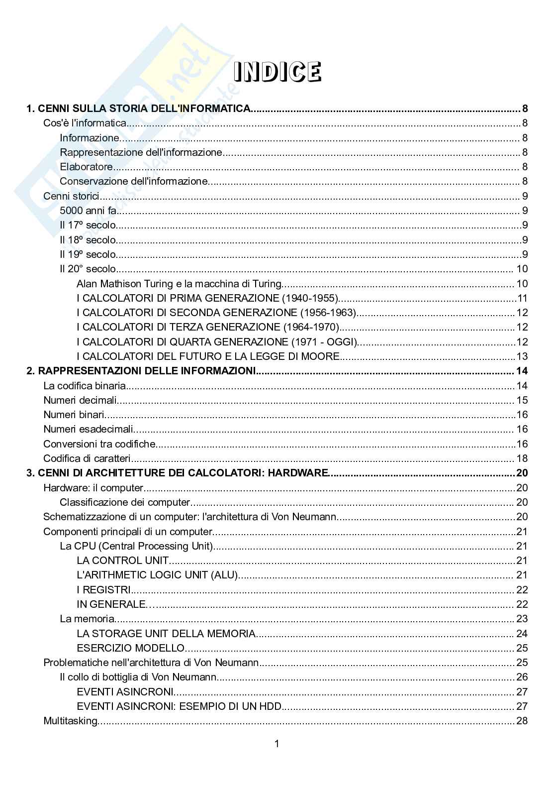 Elementi di informatica Pag. 1