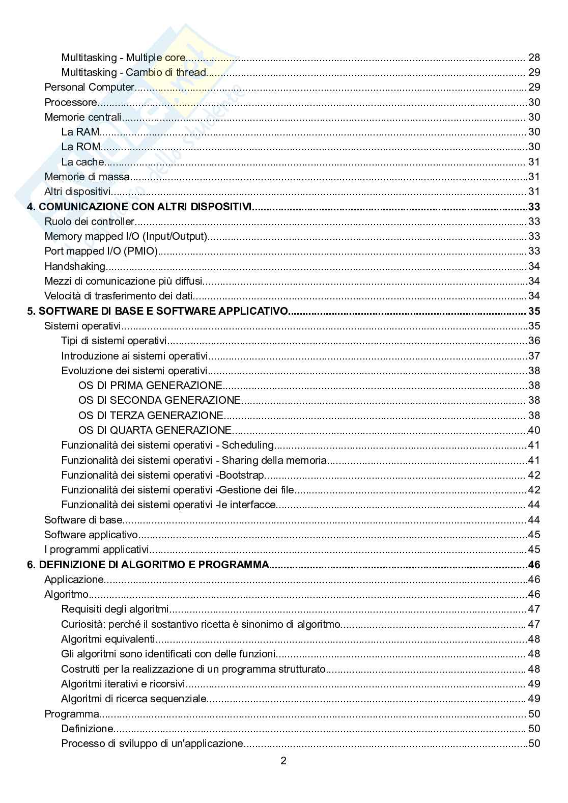 Elementi di informatica Pag. 2