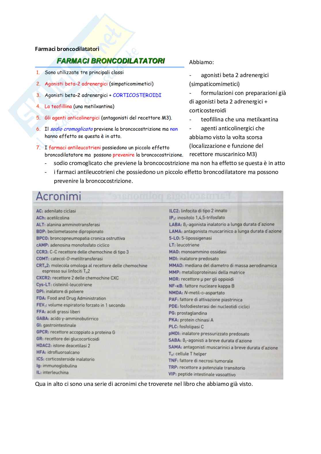 Esame di Farmacoterapia 1 - parte 5 Pag. 16