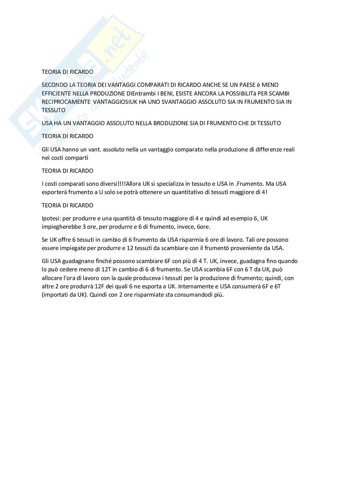 Economia Internazionale – Exam Kit Pag. 26