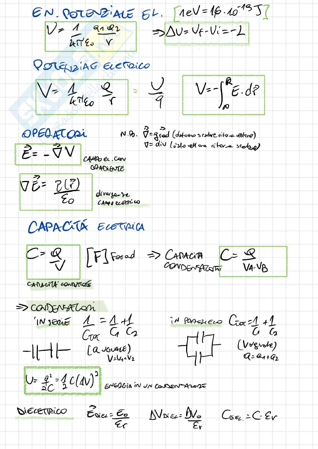 Formulario Fisica sperimentale I Pag. 2