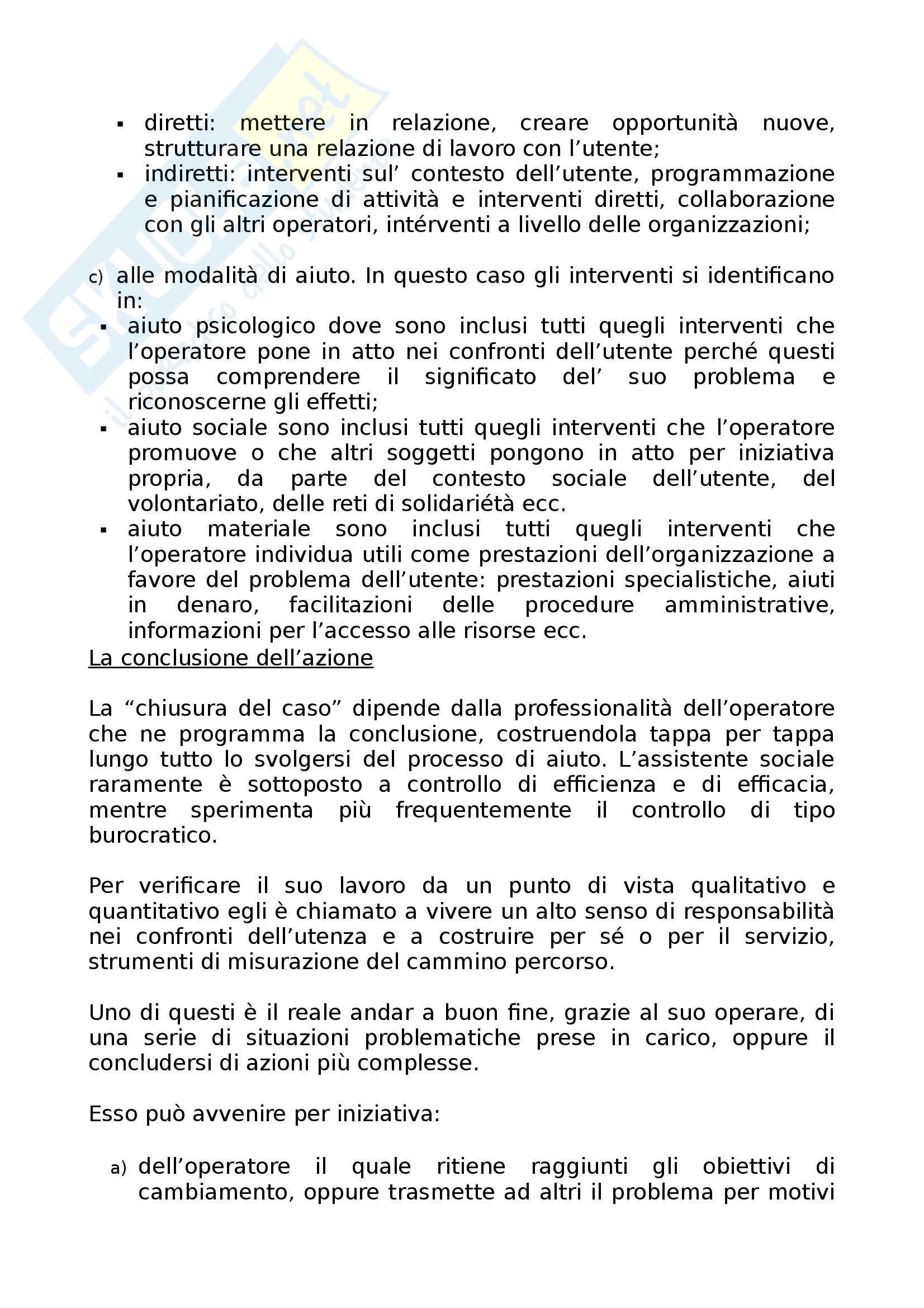 Principi E Fondamenti Del Servizio Sociale
