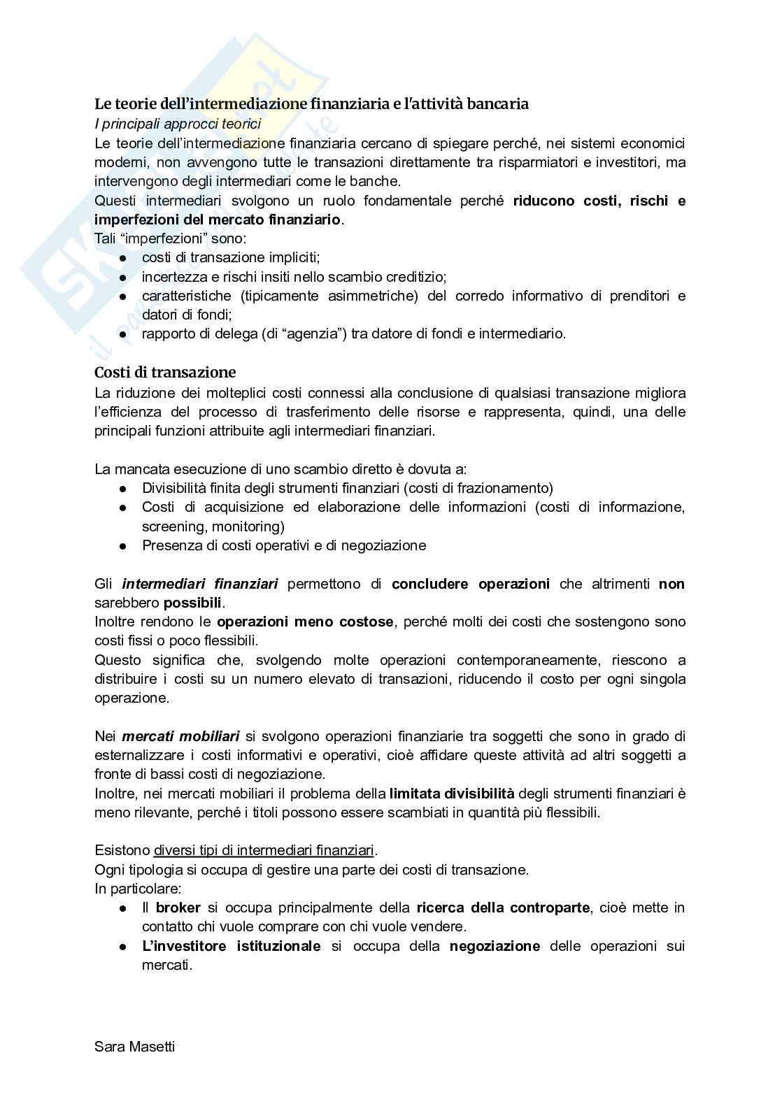  Economia degli intermediari finanziari a.a. 2025/2026 Pag. 2