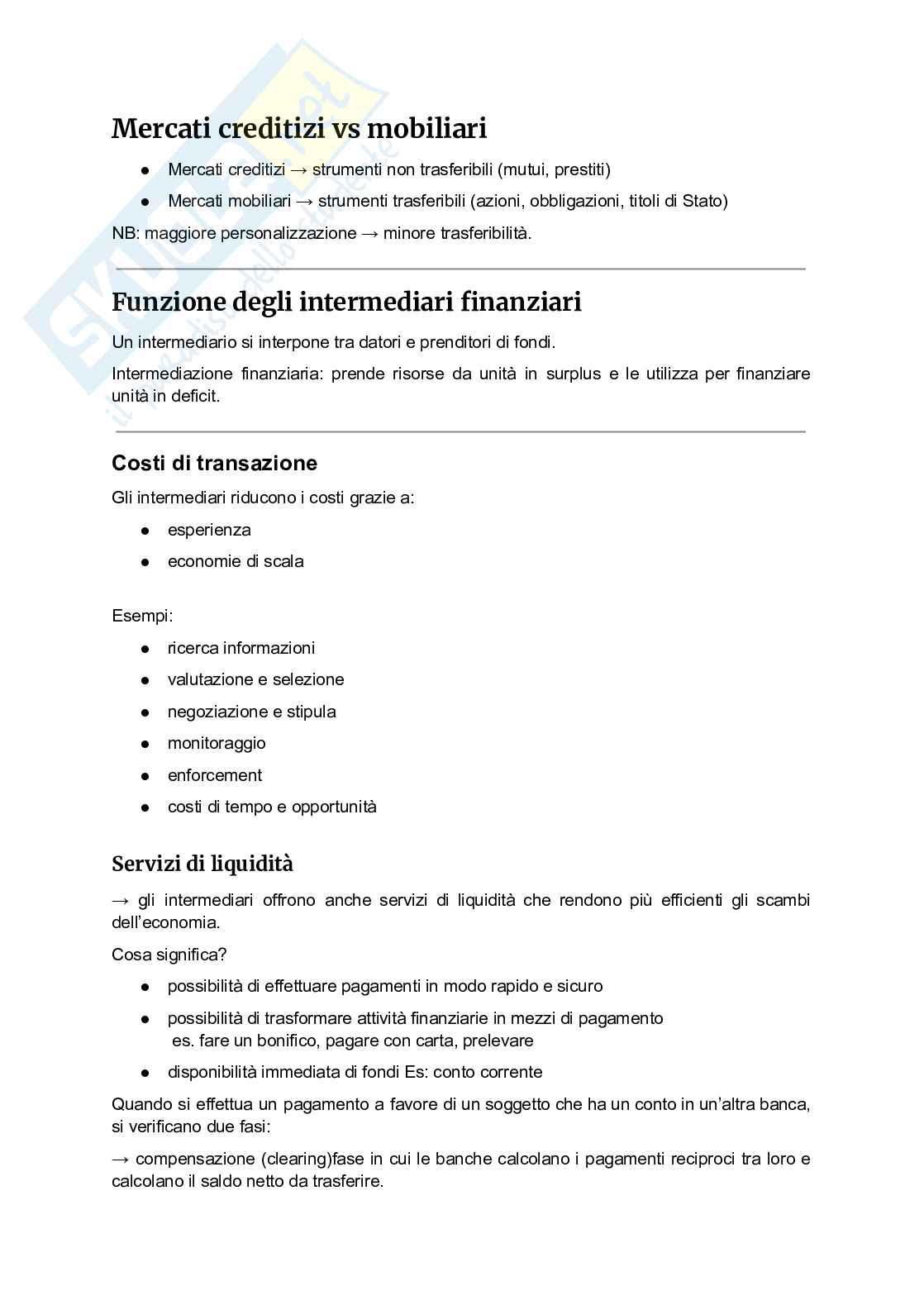  Economia degli intermediari finanziari a.a. 2025/2026 Pag. 46