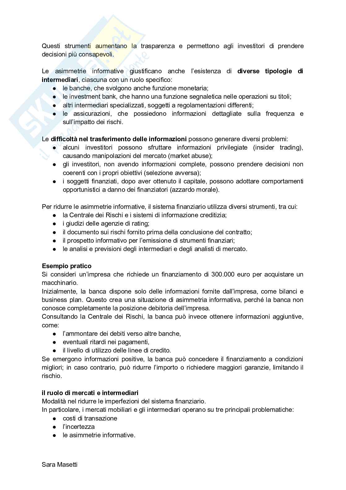  Economia degli intermediari finanziari a.a. 2025/2026 Pag. 6