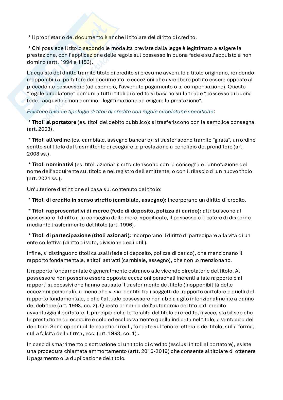 Appunti Istituzioni di diritto privato Pag. 76