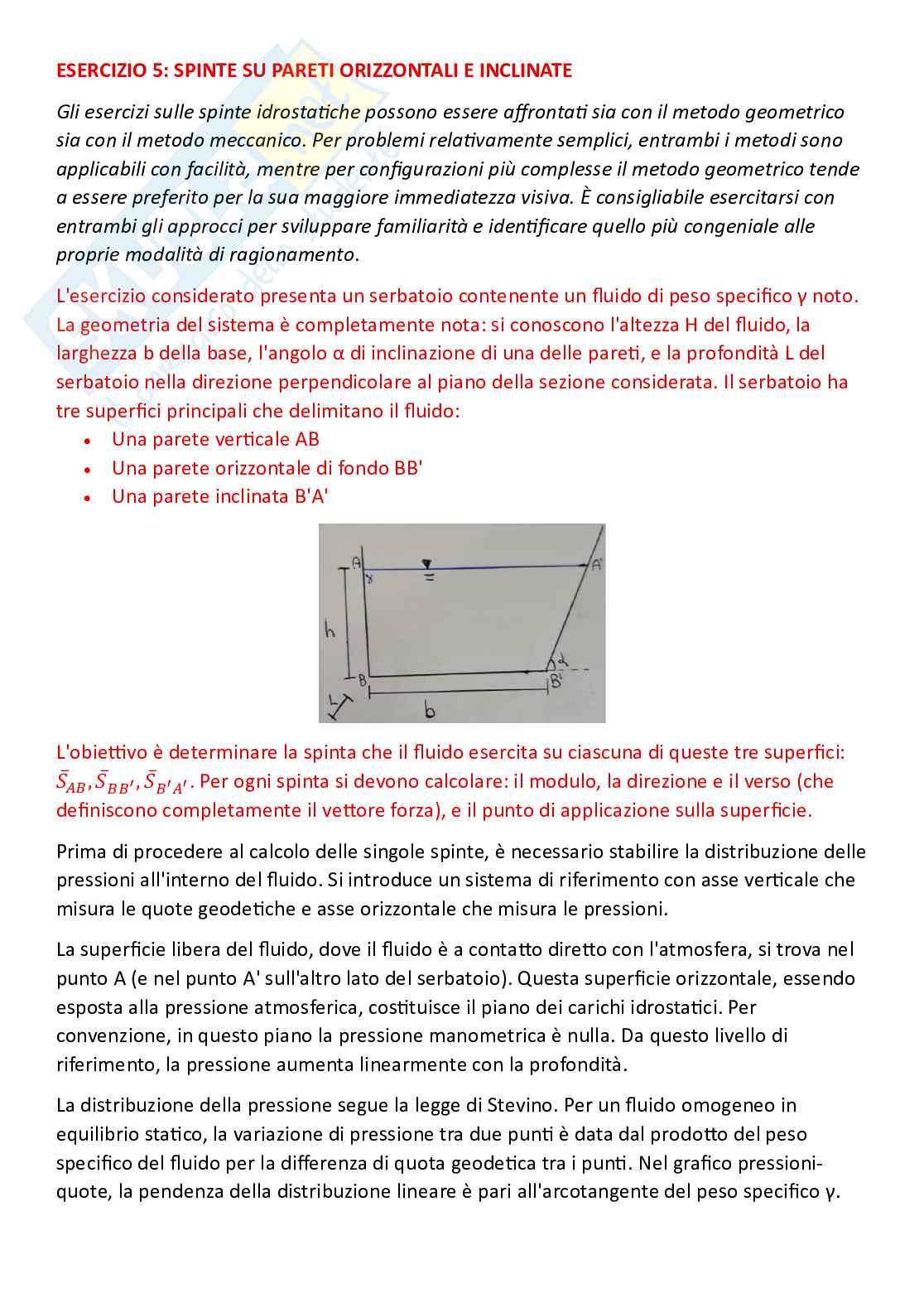 Meccanica dei fluidi - esercitazioni Pag. 26