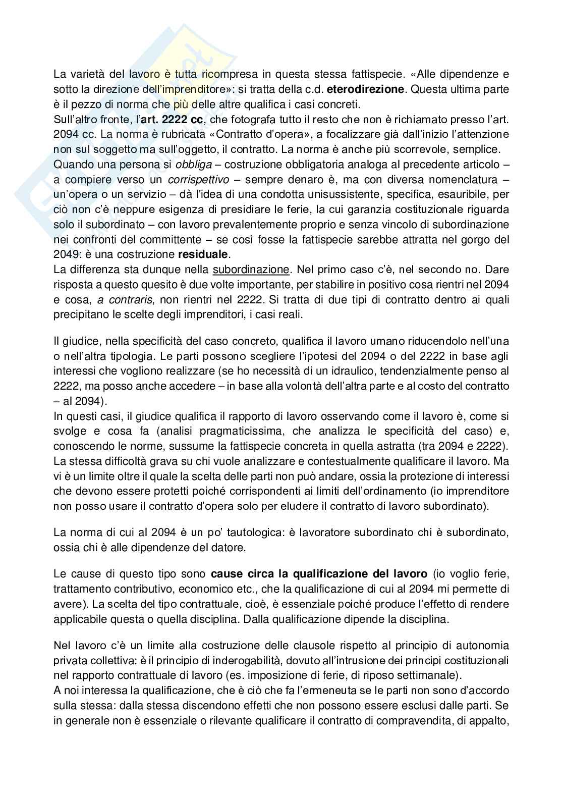 Appunti completi di Diritto del lavoro Pag. 46