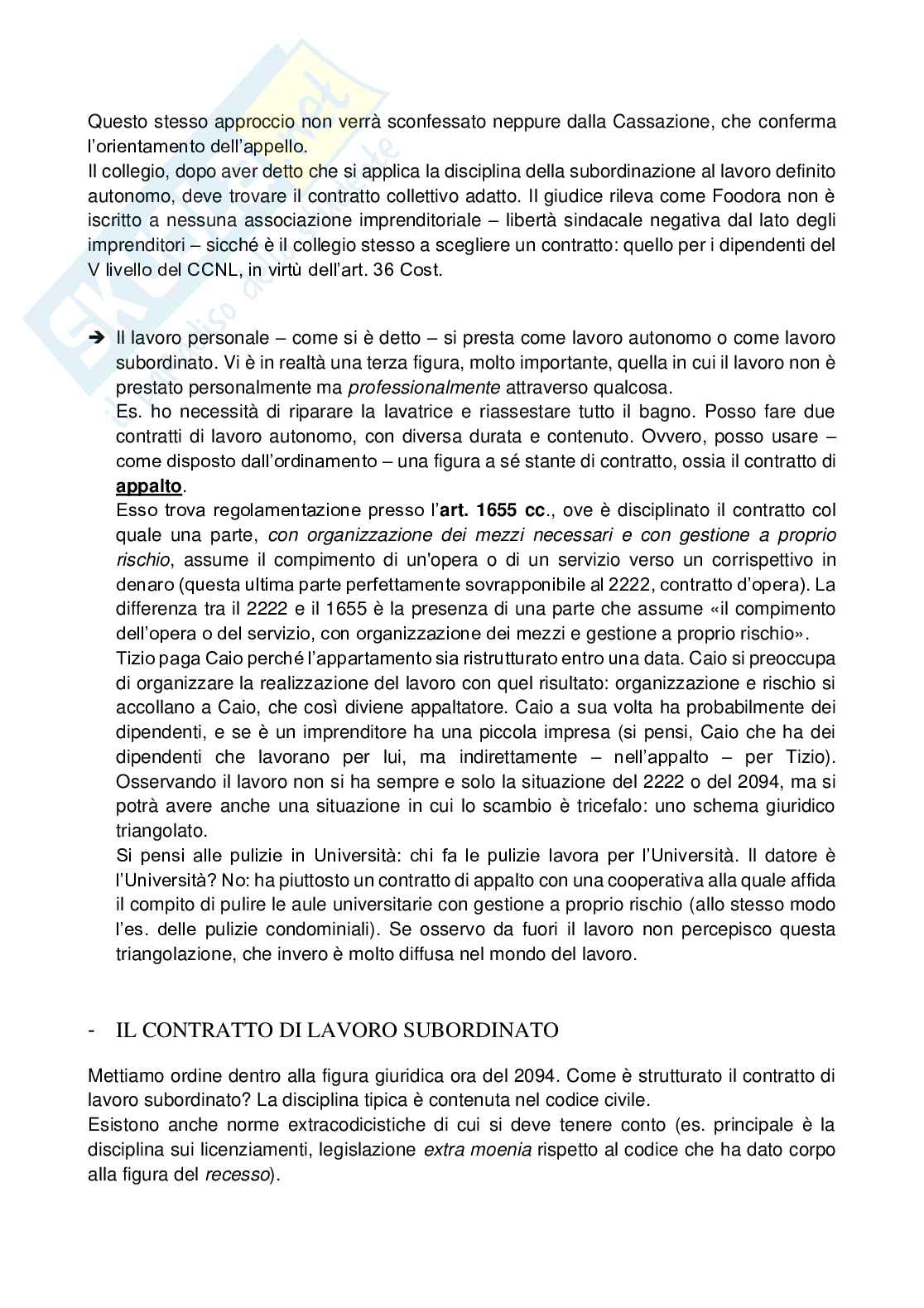 Appunti completi di Diritto del lavoro Pag. 56