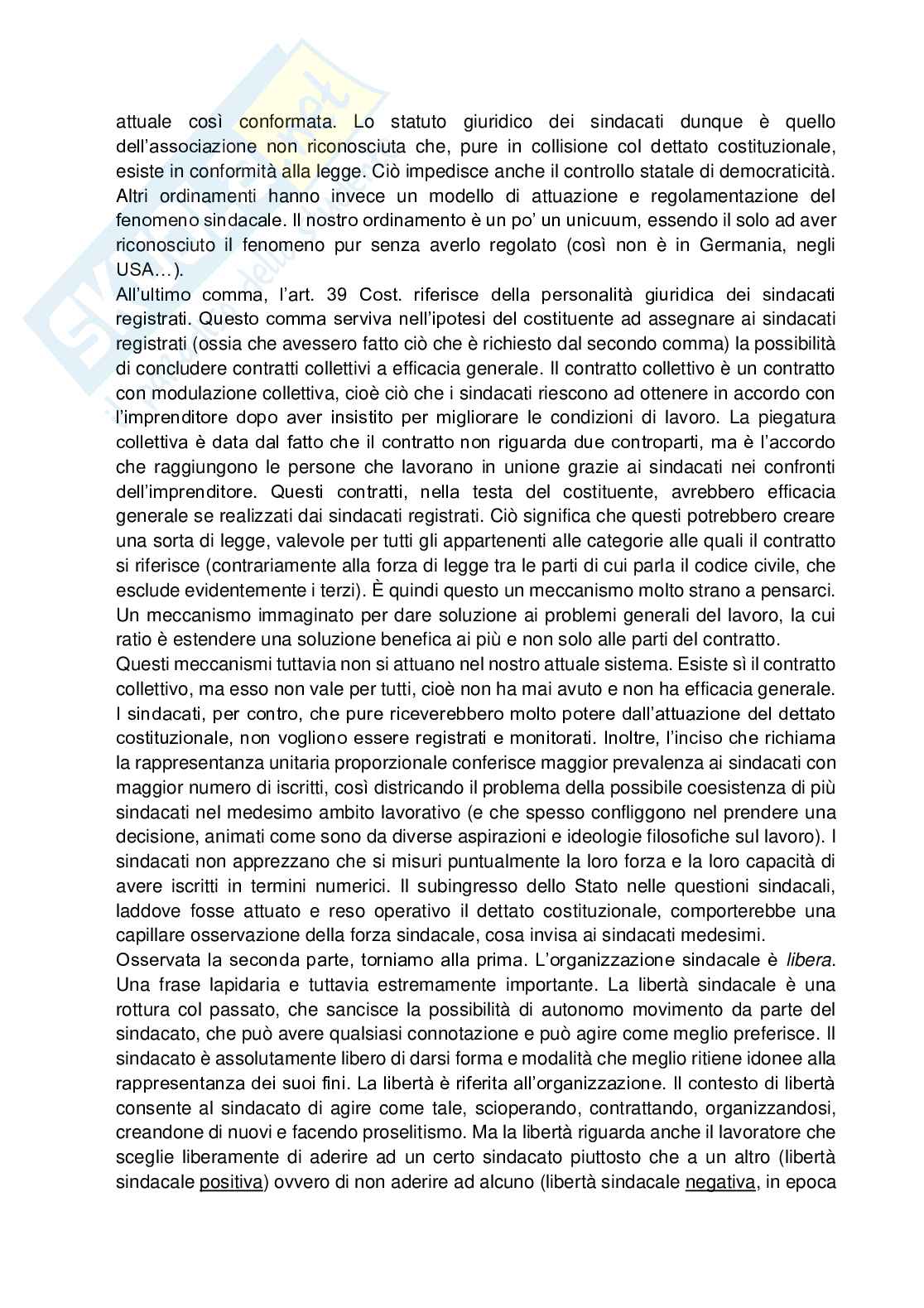 Appunti completi di Diritto del lavoro Pag. 6