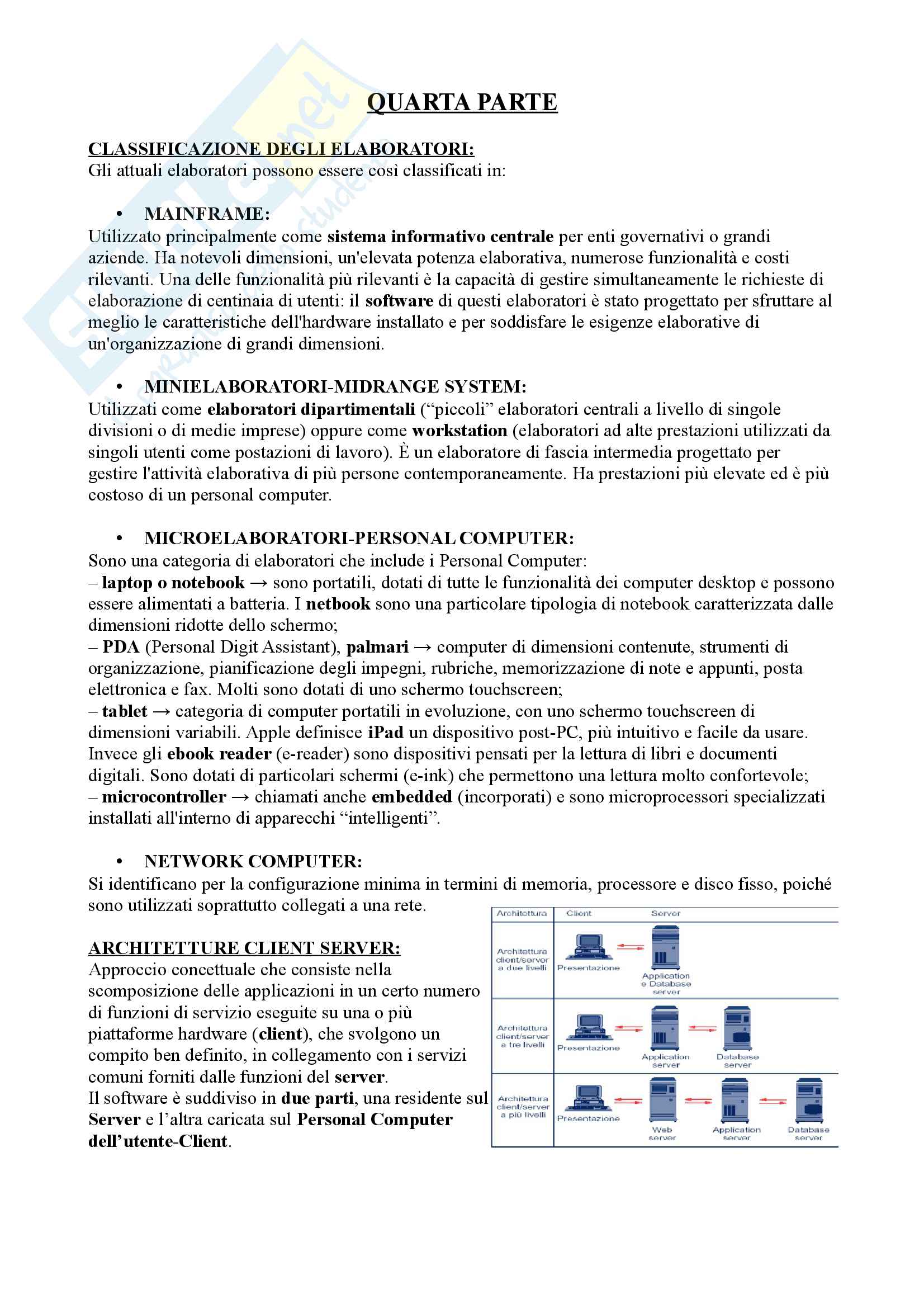 Riassunto esame per l'esame di informatica generale: ICT e le aziende Pag. 16