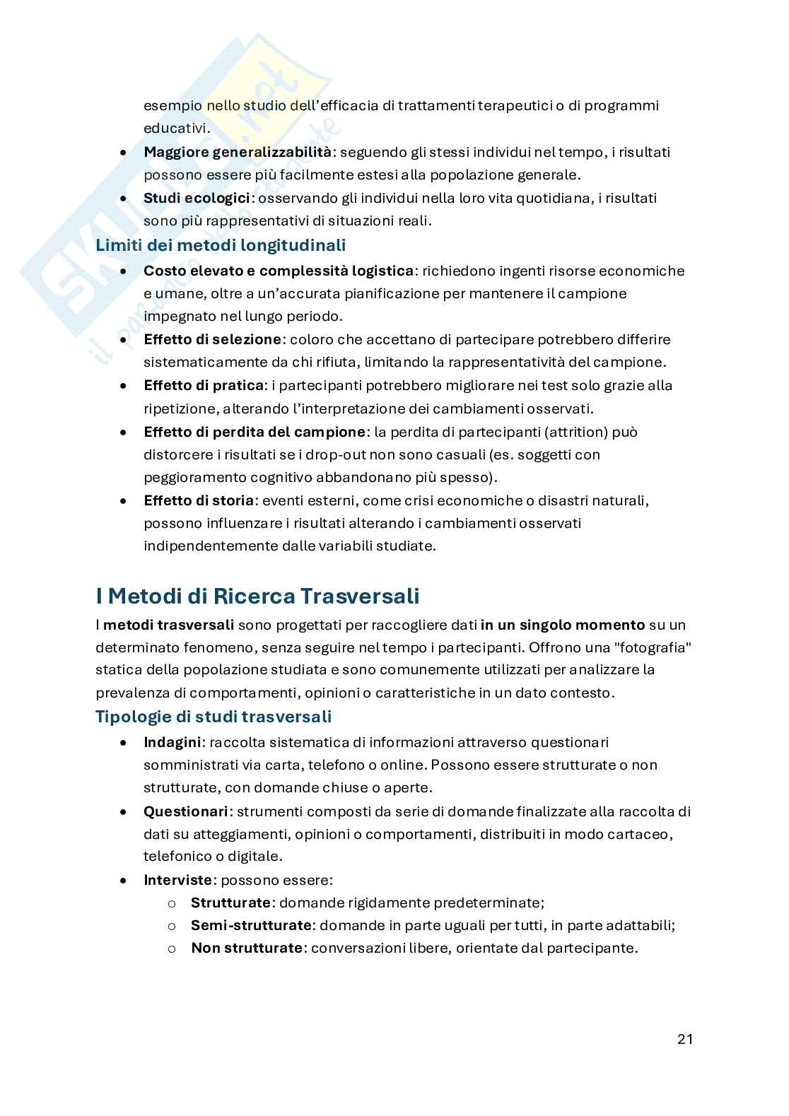 Psicologia dello sviluppo Pag. 21