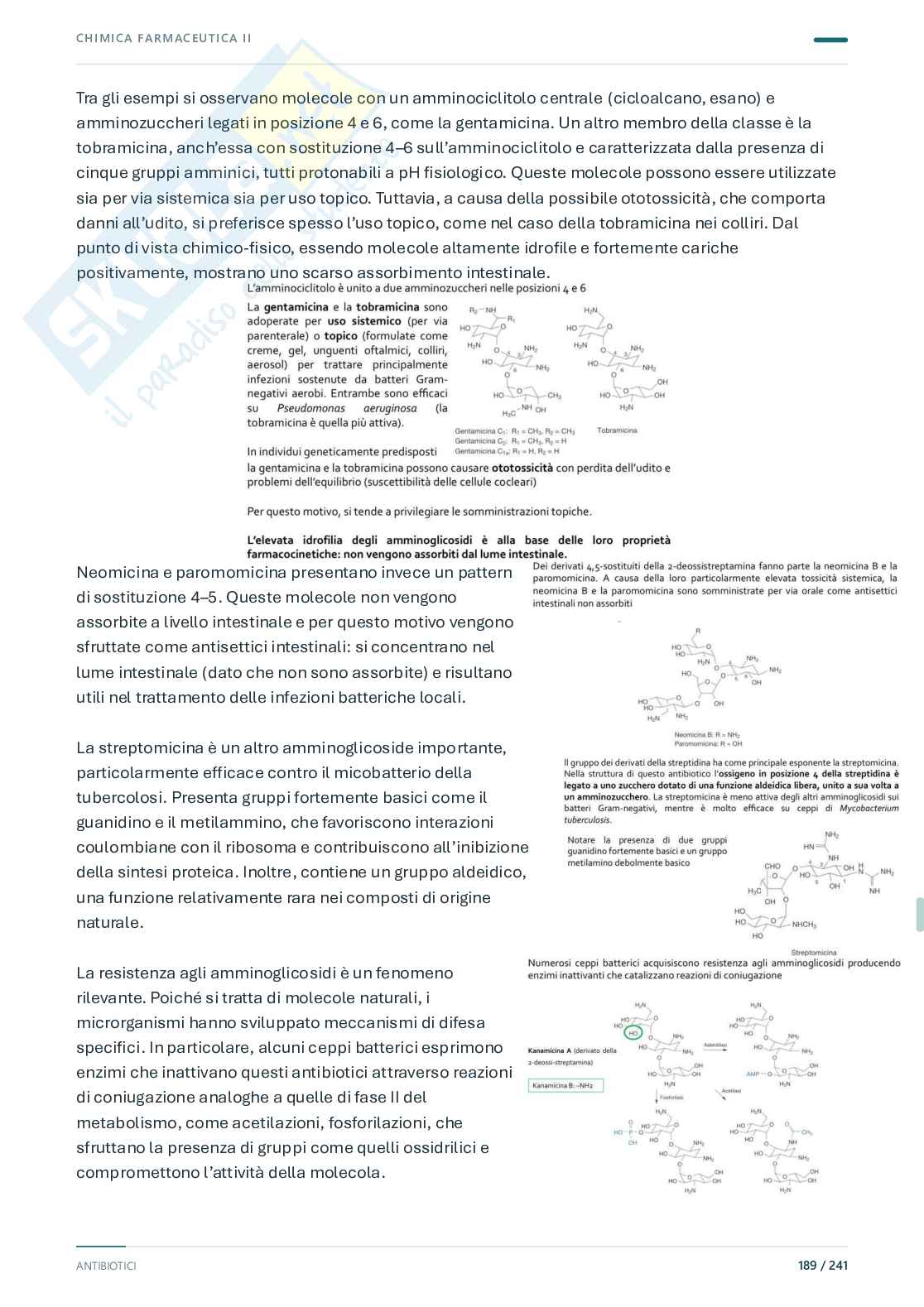 Chimica farmaceutica e tossicologica 2 – Terza parte Pag. 46