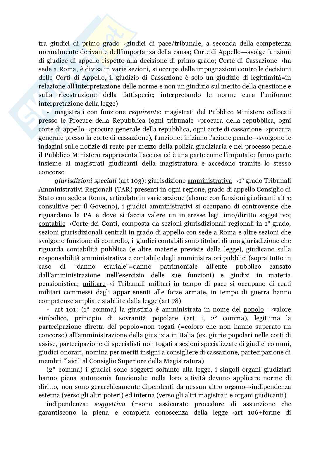 Riassunto esame Diritto costituzionale , Prof. Gratteri Andrea, libro consigliato Manuale di Diritto costituzionale , Andrea Pisaneschi Pag. 66