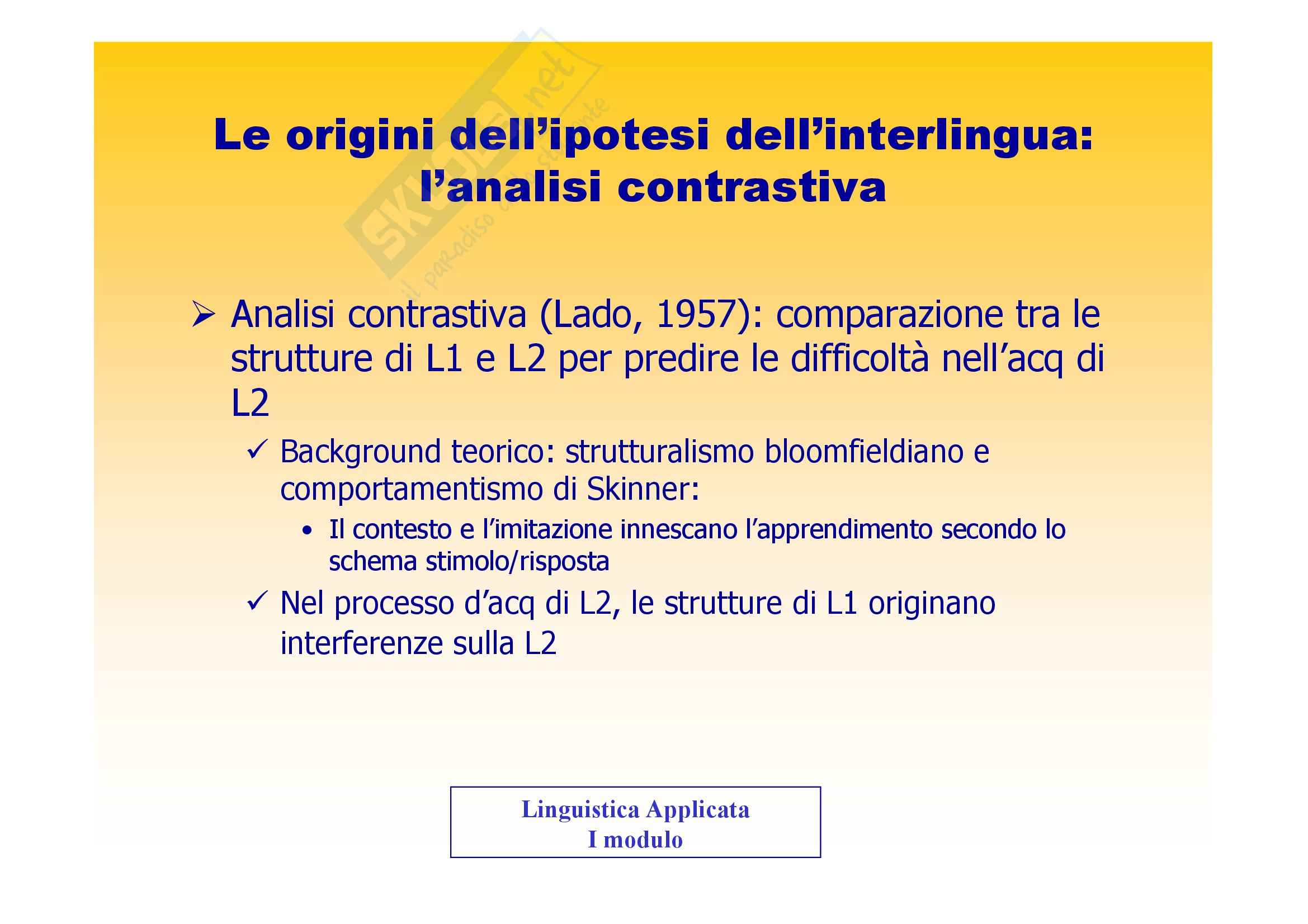 La Linguistica Applicata