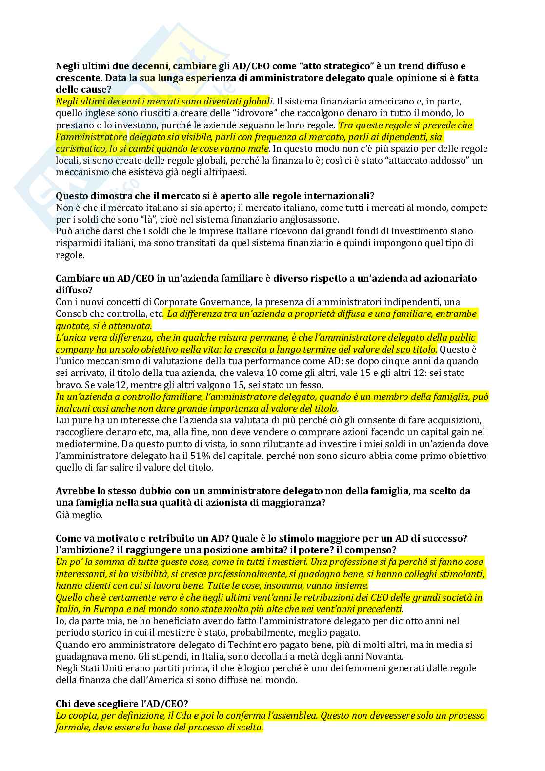 Appunti completi + vecchie prove d'esame per il corso di Family Business Strategy Pag. 36
