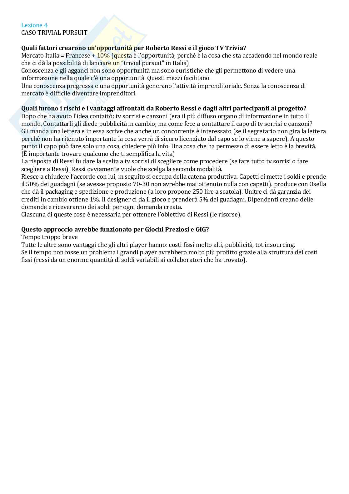 Appunti completi + vecchie prove d'esame per il corso di Family Business Strategy Pag. 66