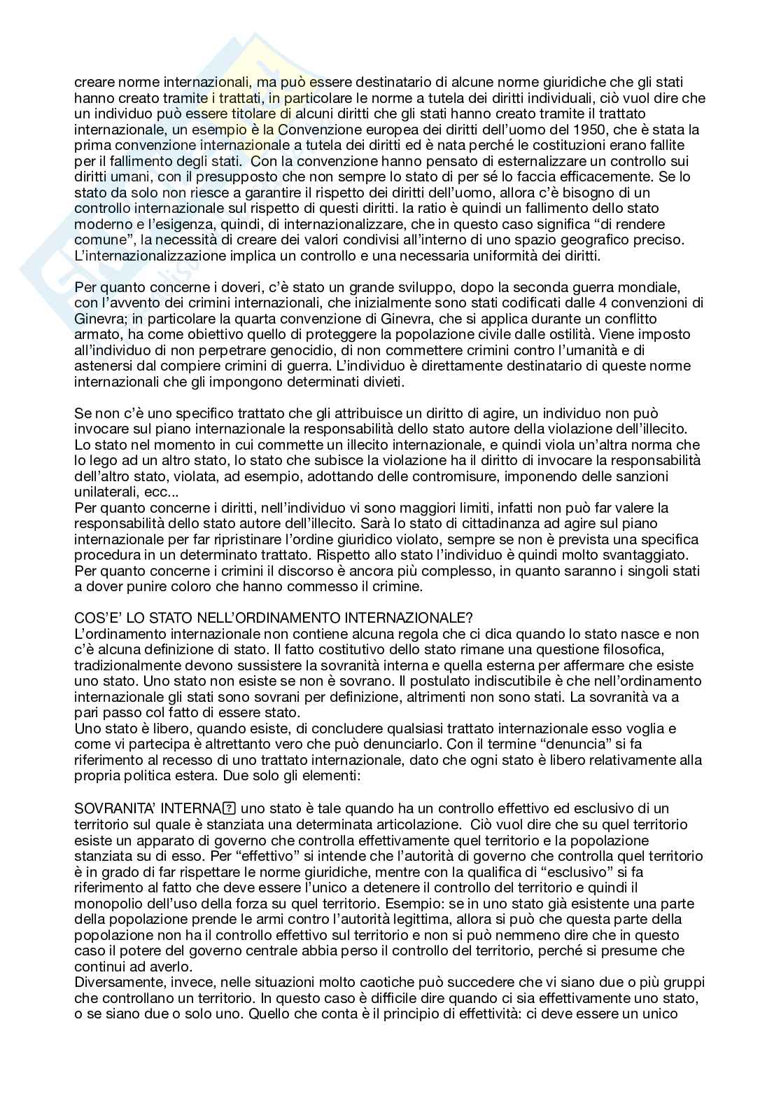 Lezioni di Diritto internazionale  Pag. 2