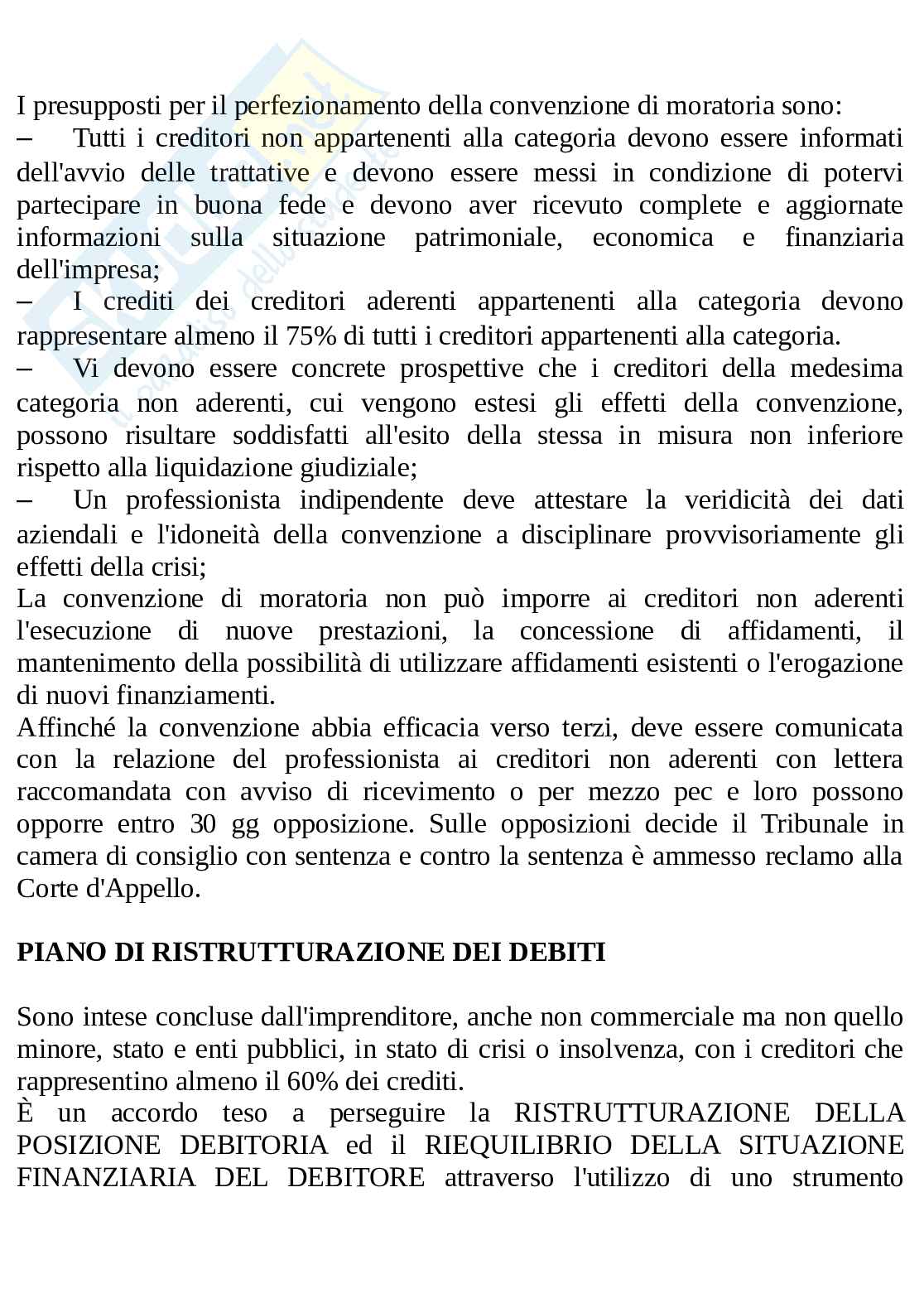 Appunti di Diritto dei contratti d'impresa sulla crisi Pag. 11