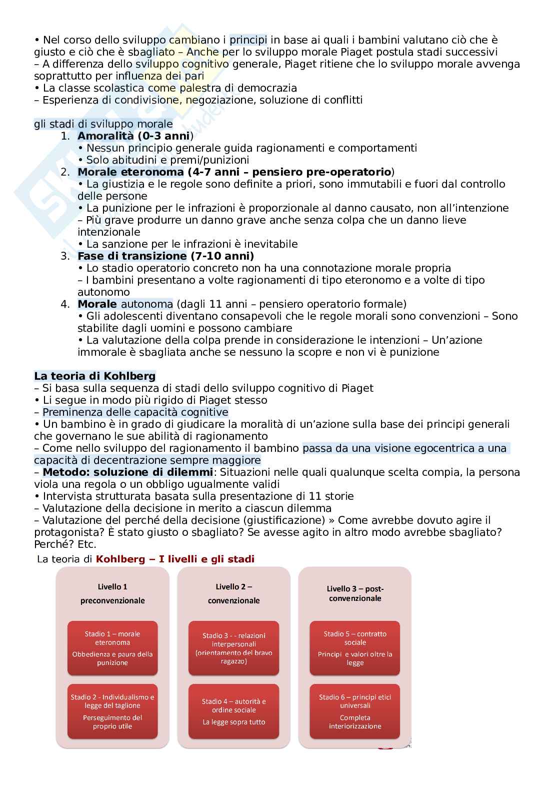Riassunto esame Psicologia dello sviluppo, Prof. Tomasetto Carlo, libro consigliato Psicologia dello sviluppo (4 Edizione), 2021, Santrock, Deater-Deckard, Lansford, Rollo, D.   Pag. 51