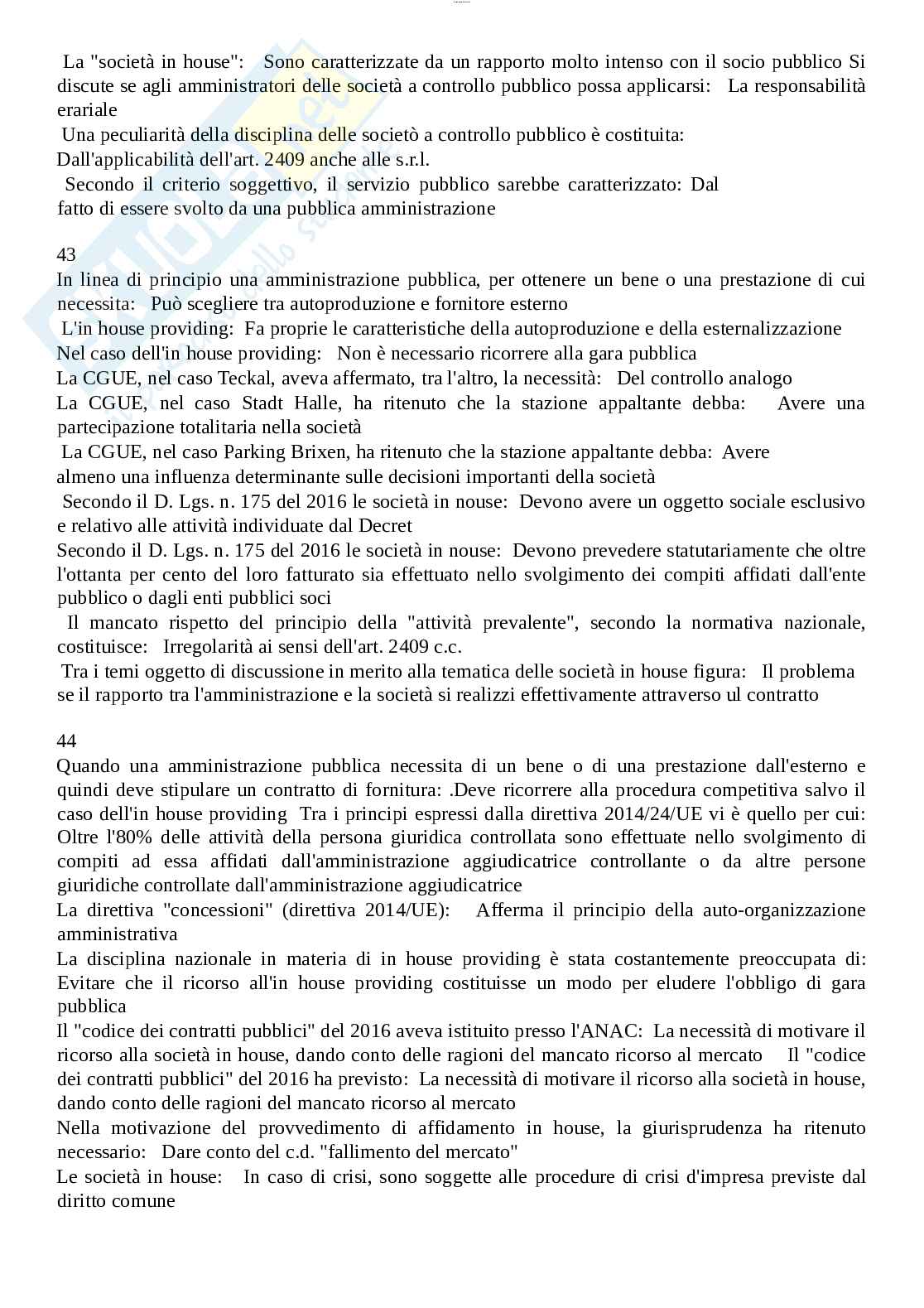 Paniere esame Diritto dell'economia  Pag. 16