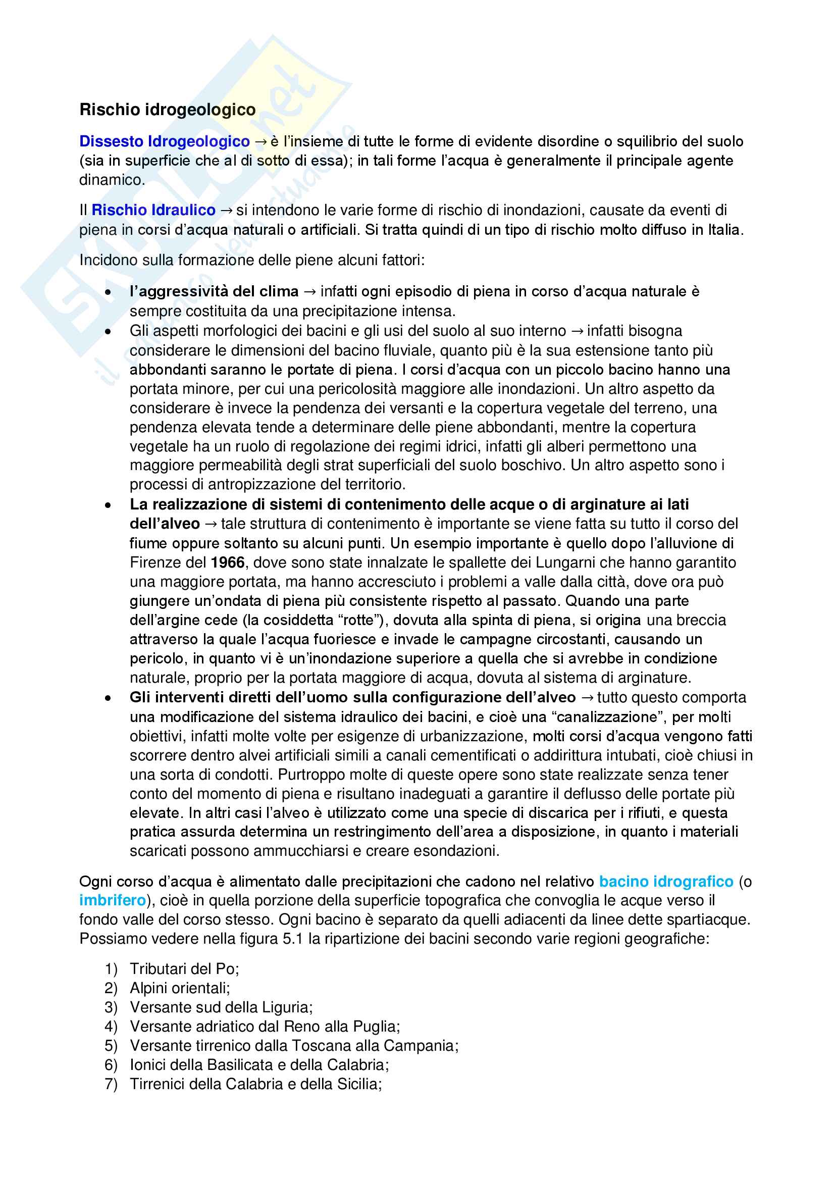 Riassunto esame di geografia dell'ambiente e del paesaggio, prof. Pinna, libri consigliati Geografia dei rischi naturali e La falsa teoria del clima impazzito Pag. 26