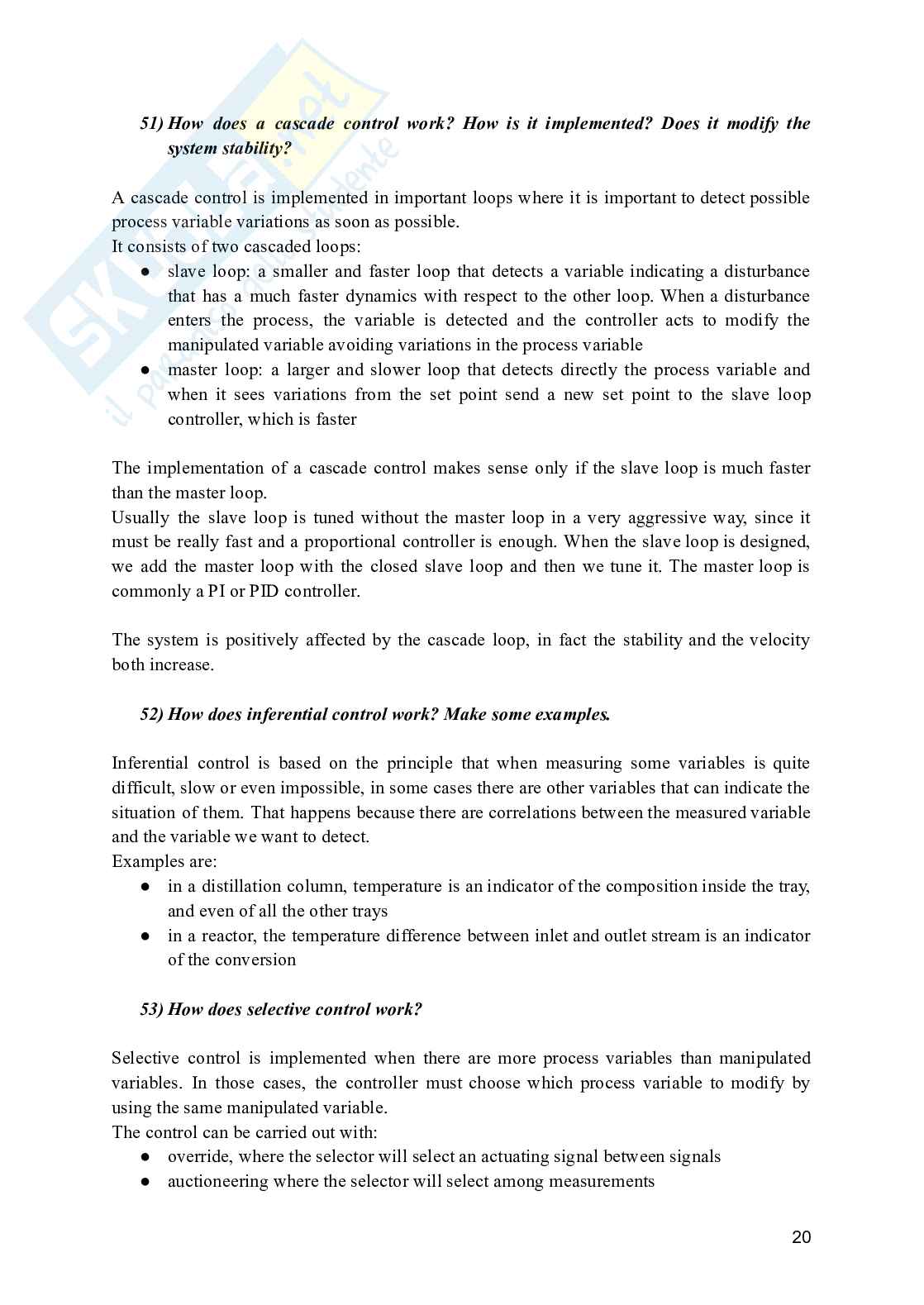 Process Dynamics and Control - Solved Exam Questions Pag. 21