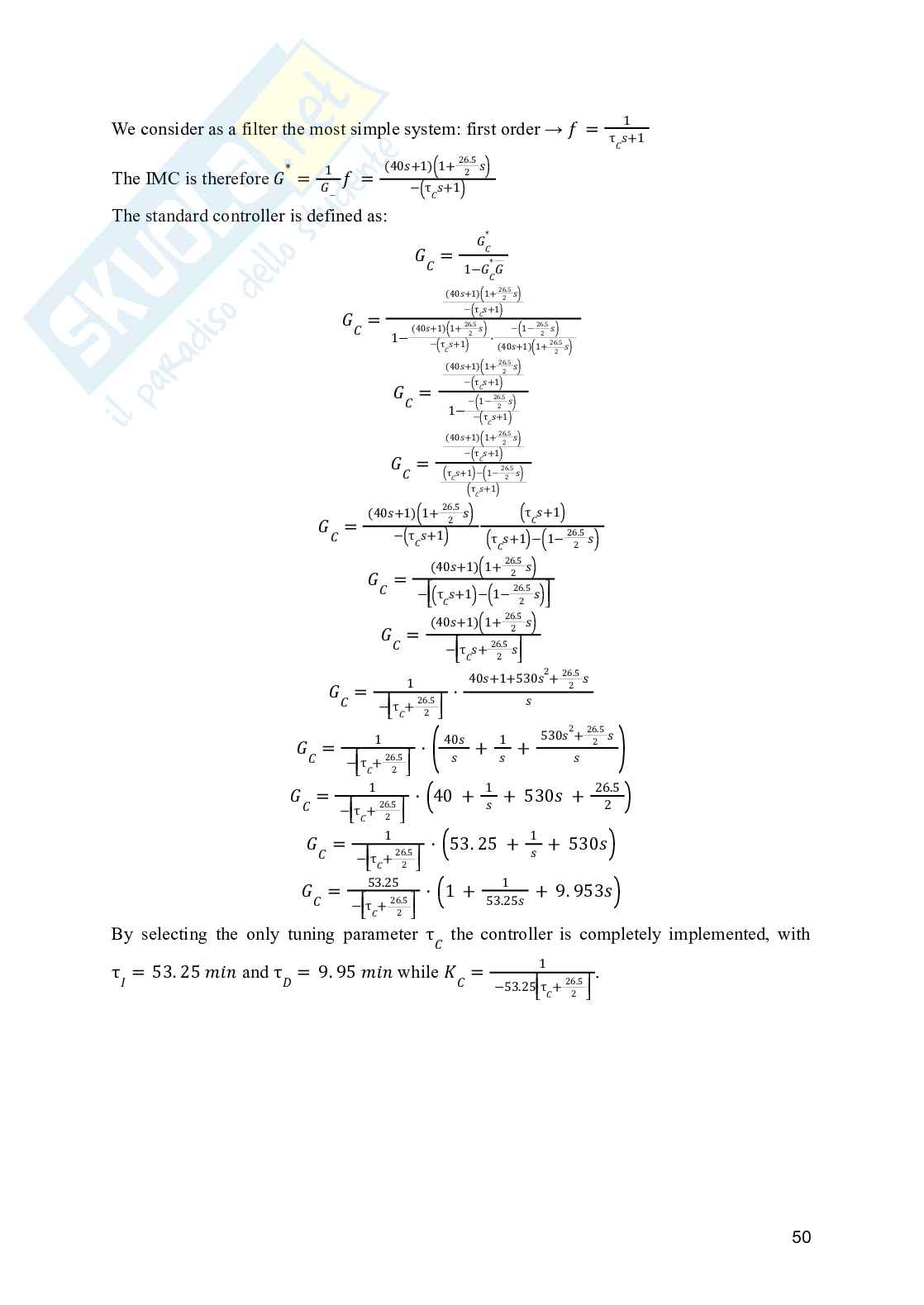 Process Dynamics and Control - Solved Exam Questions Pag. 51