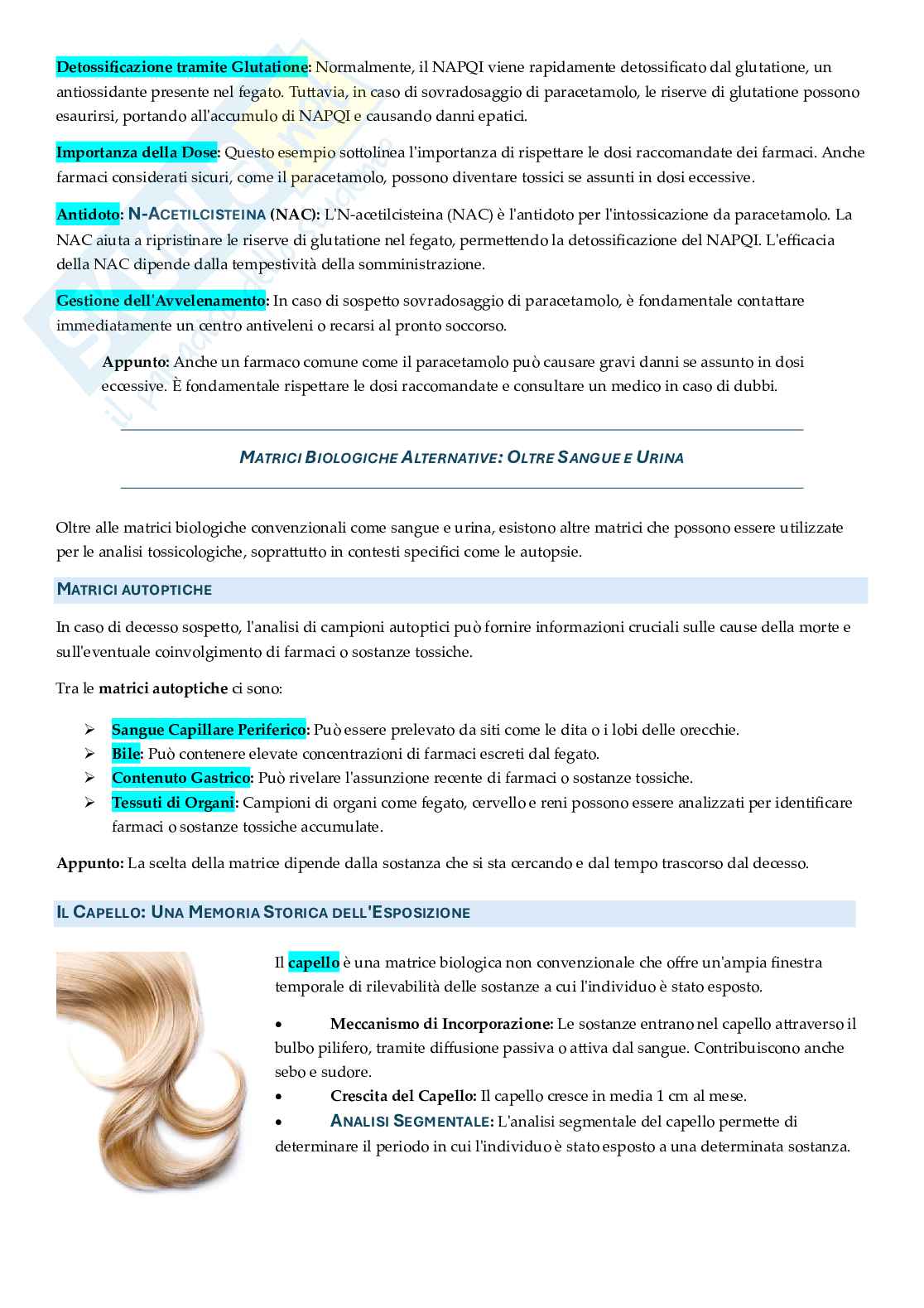 Appunti completi di Analisi dei Farmaci e dei loro metaboliti nei fluidi biologici Pag. 41