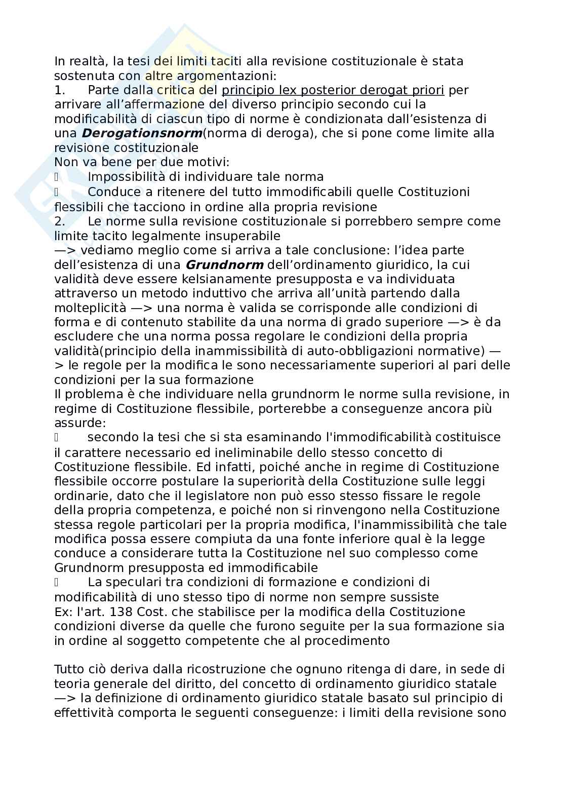Riassunto esame Diritto costituzionale, Prof. Carnevale Paolo, libro consigliato Le fonti del diritto italiano, Cicconetti Pag. 16