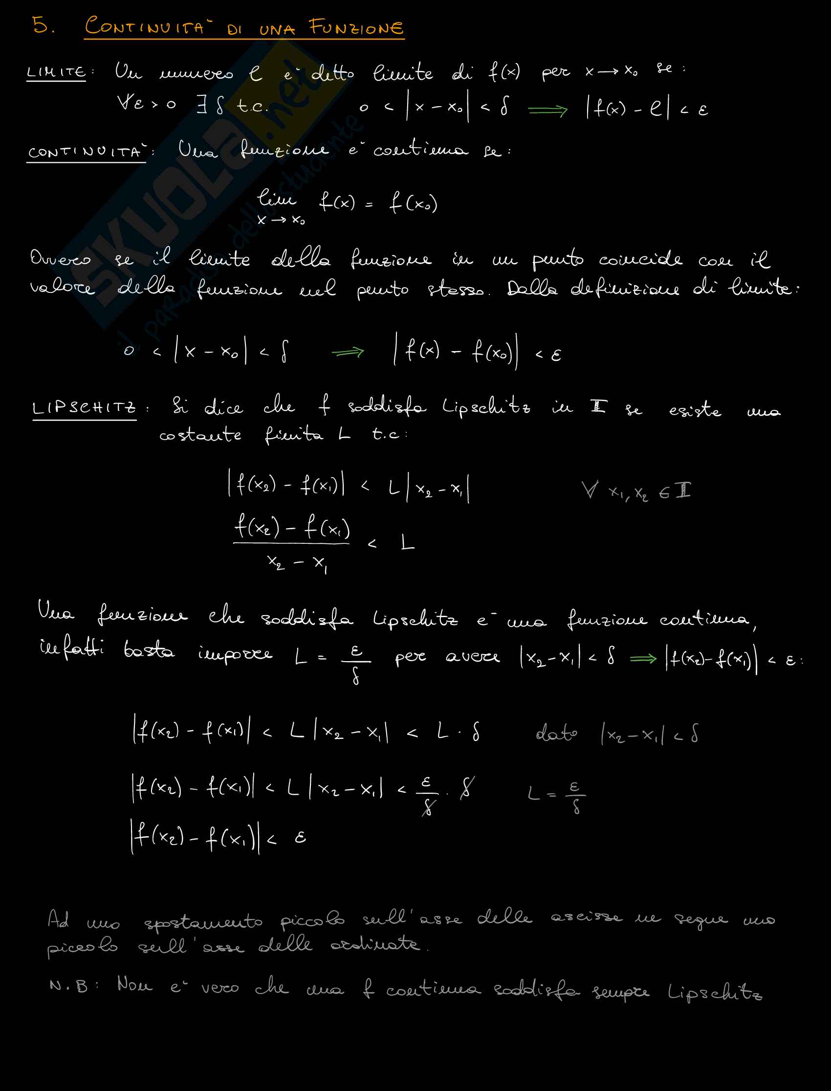 Domande Orale Analisi Pag. 6