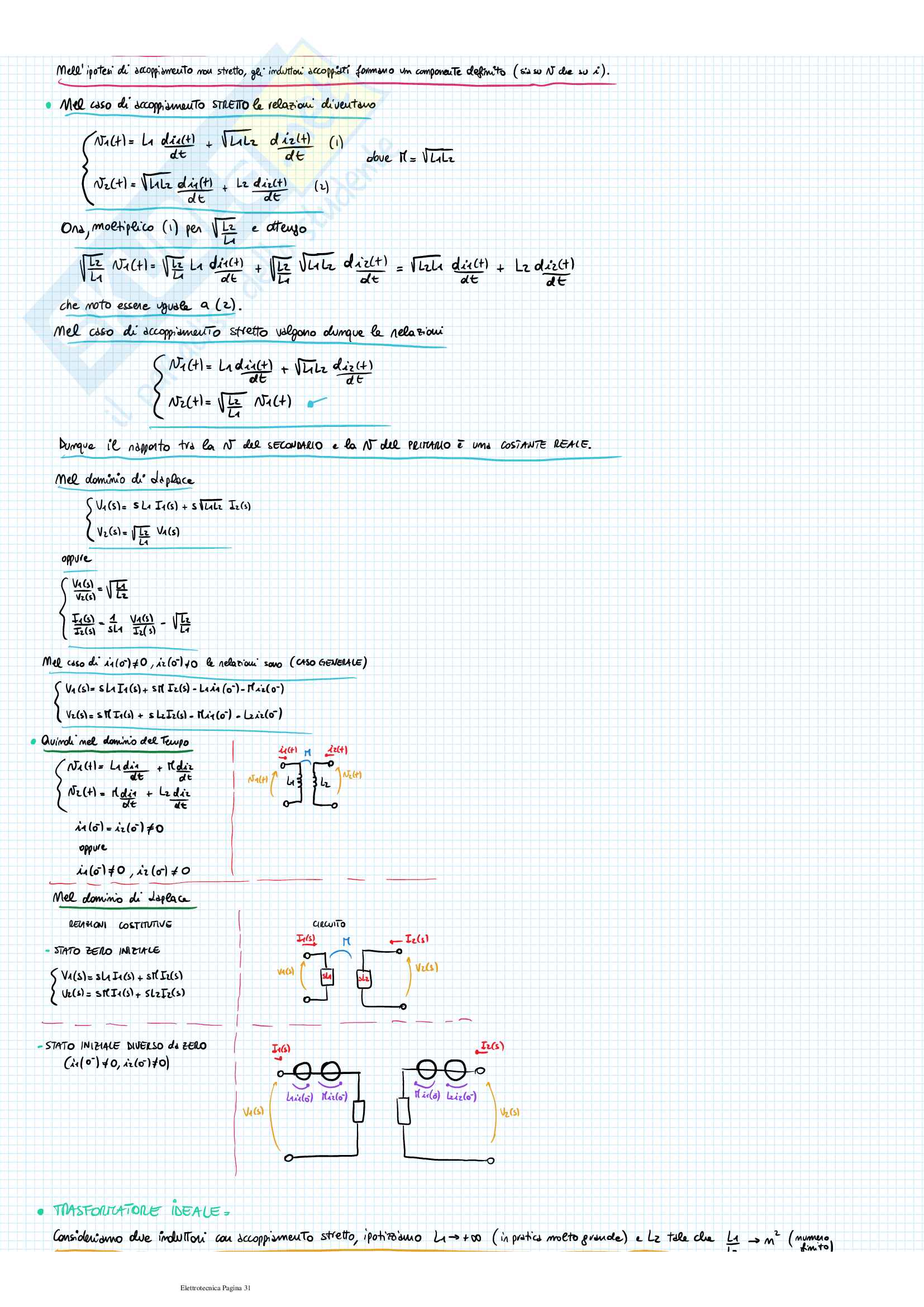 Elettrotecnica Pag. 31
