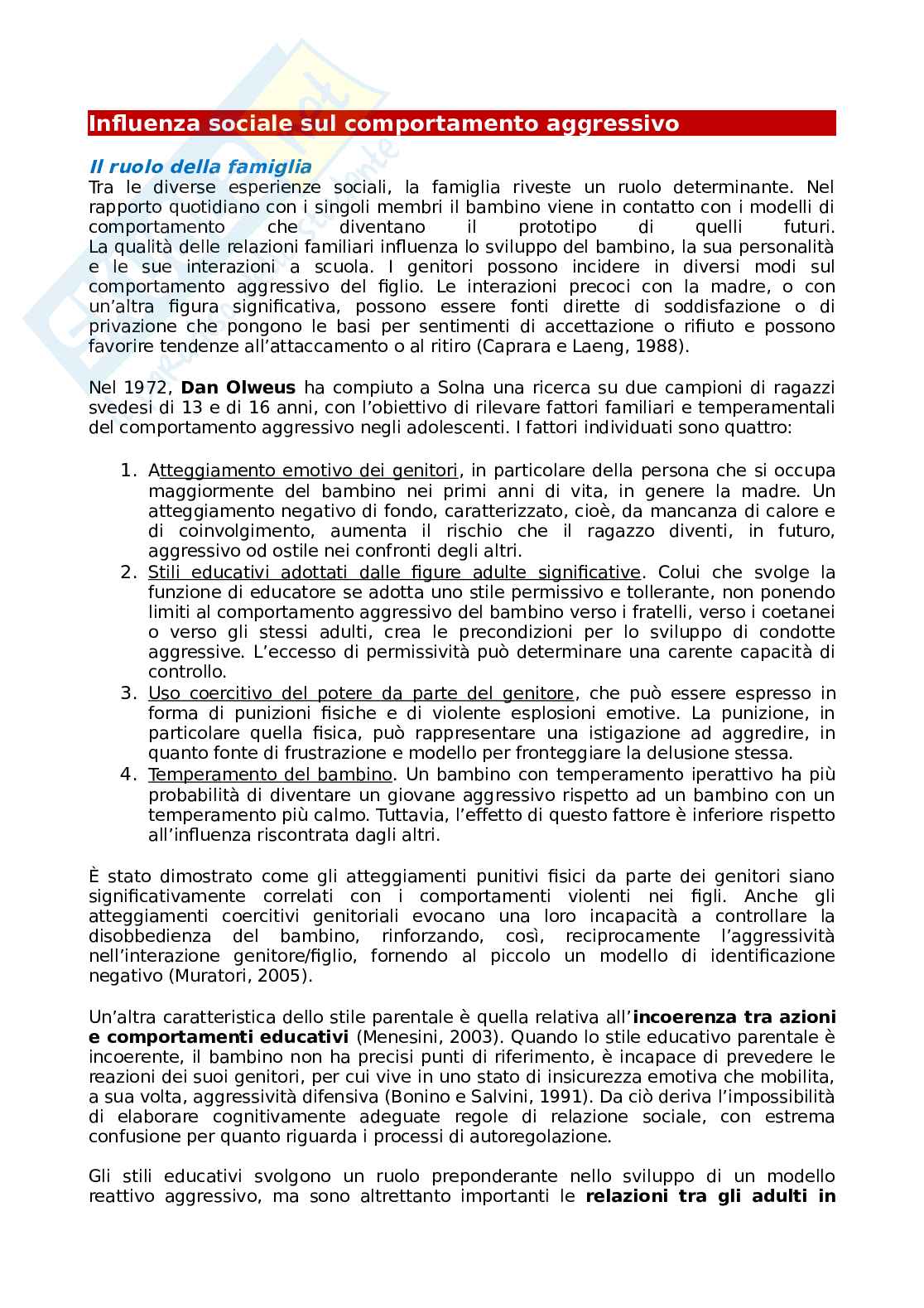 Domande e risposte Psicologia generale  Pag. 46