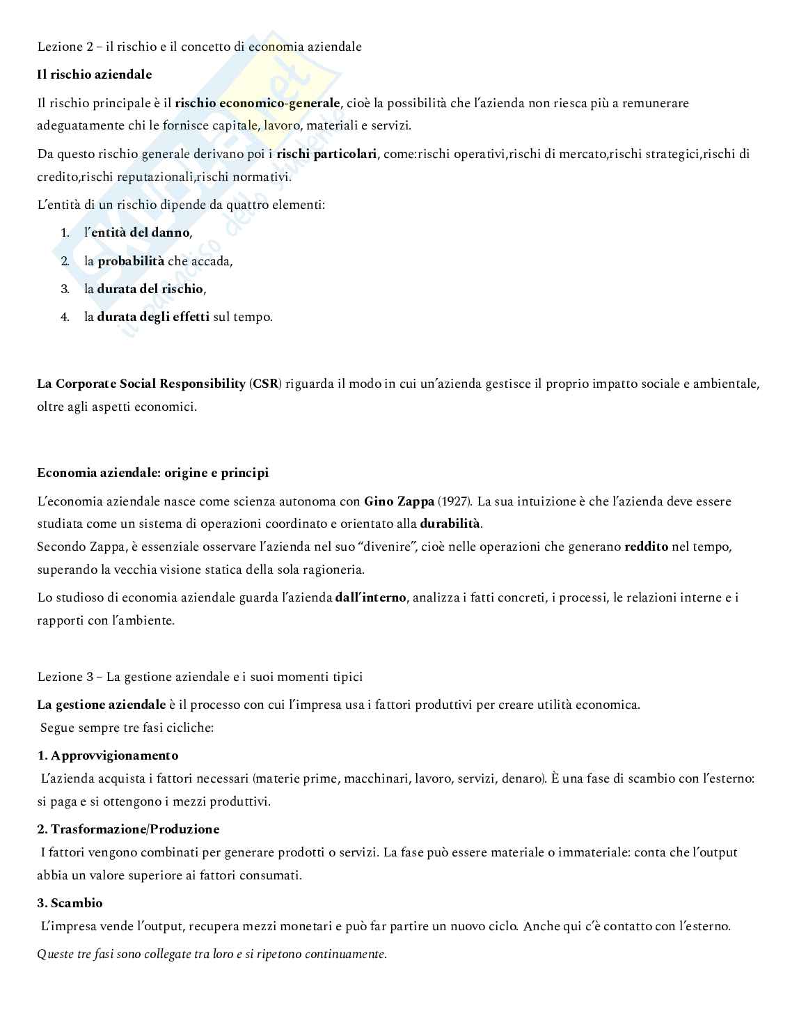 Economia aziendale Pag. 21