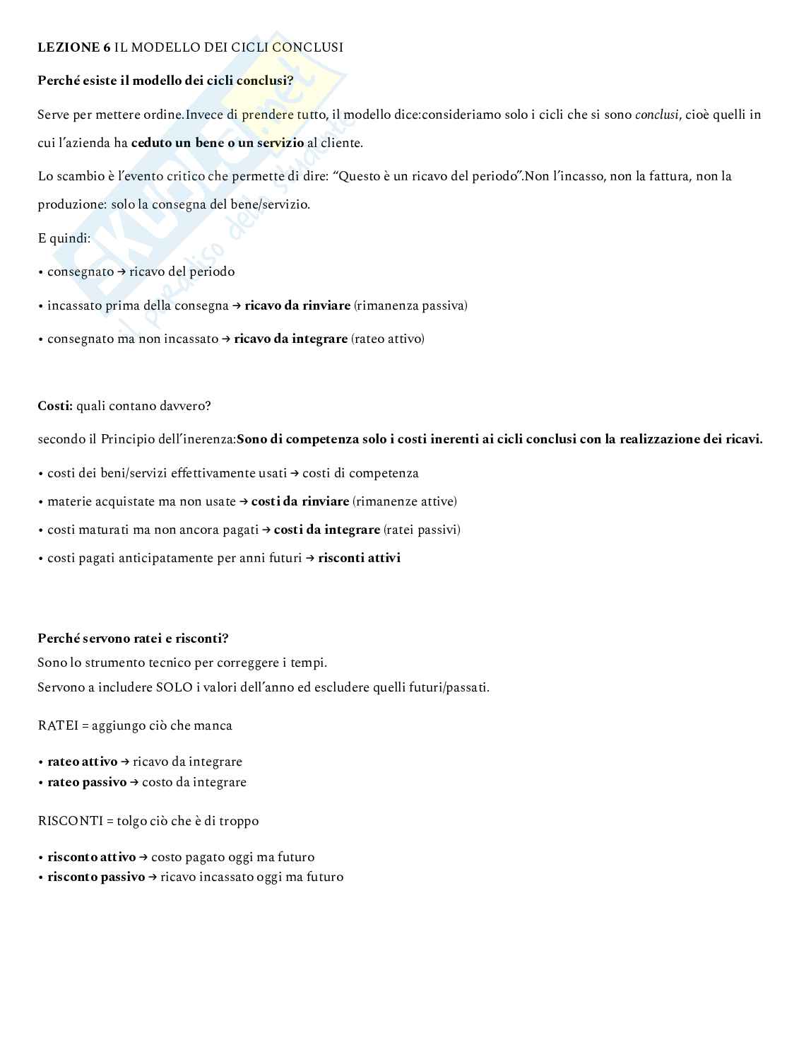 Economia aziendale Pag. 26