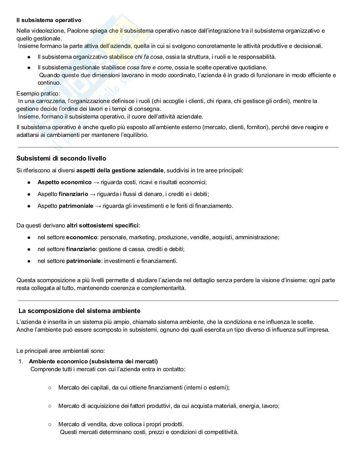 Economia aziendale Pag. 6