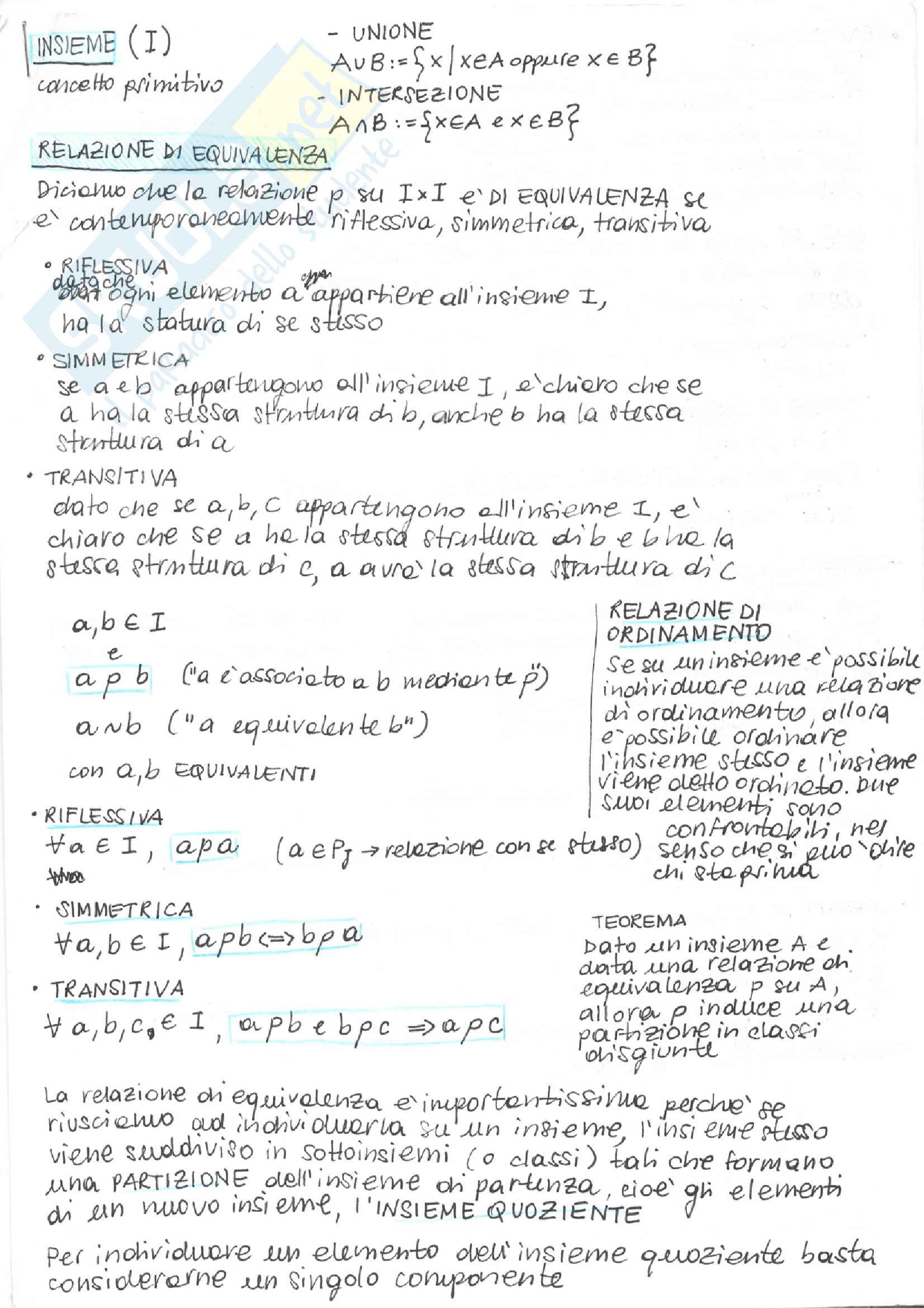 Geometrie e modelli Pag. 1