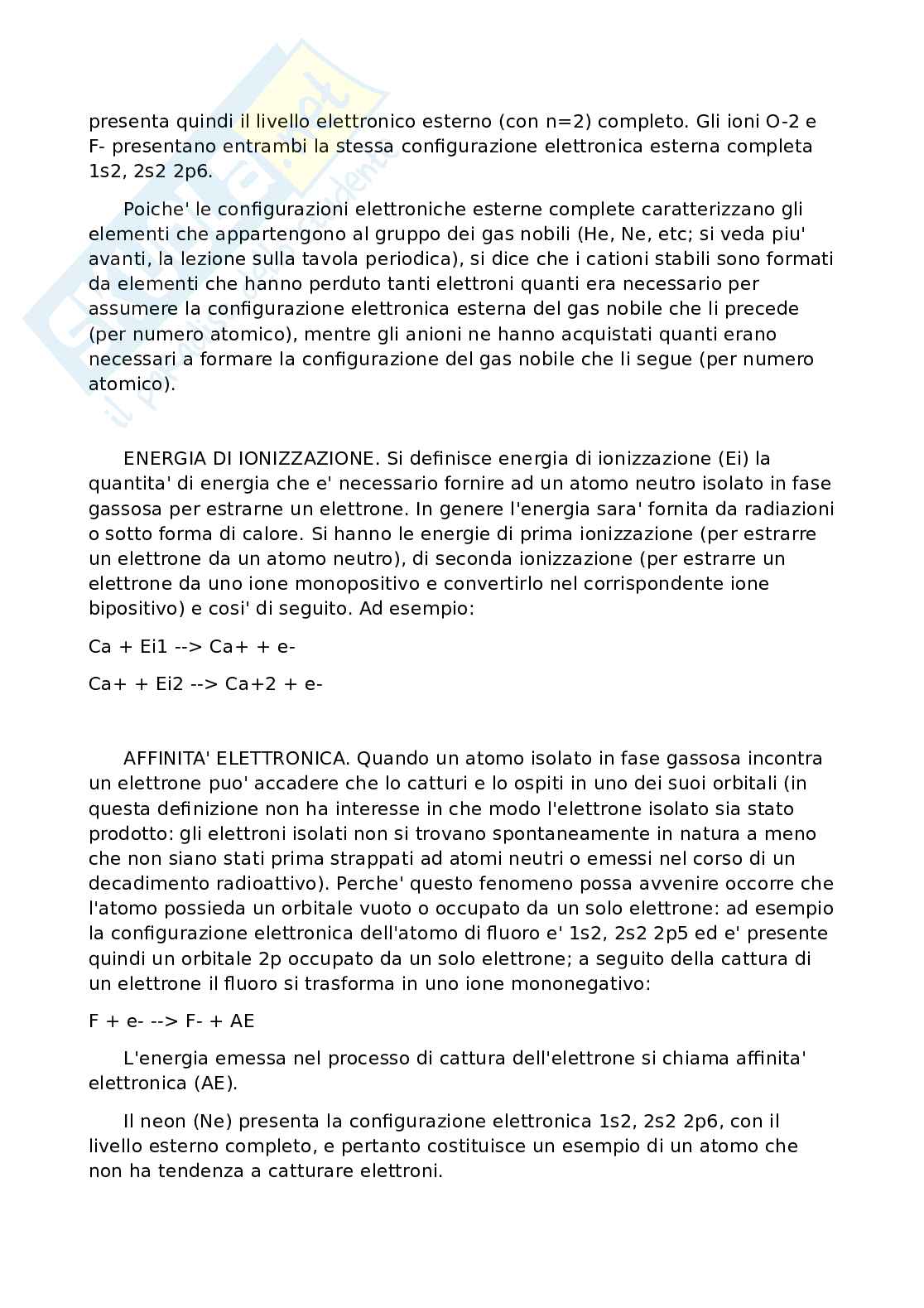 Da atomo a tavola periodica Pag. 16