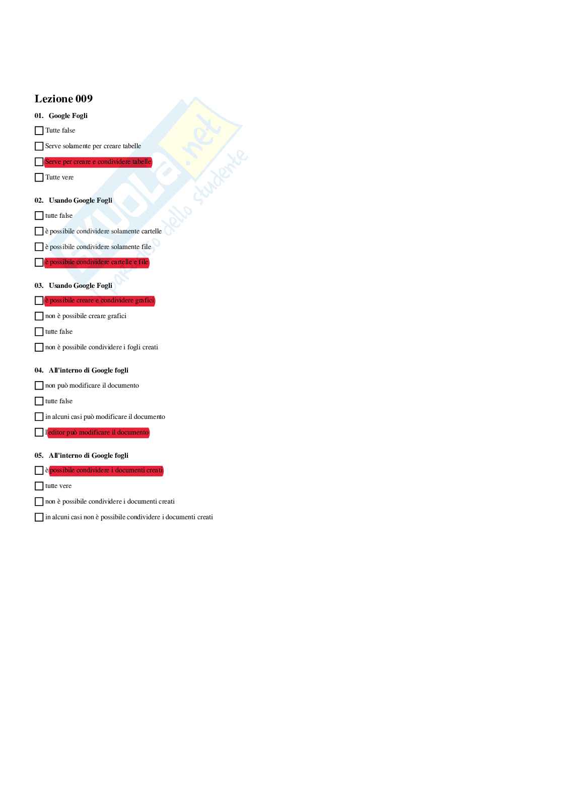 Paniere Pratiche didattiche per la scuola 3 (2026) - Risposte multiple corrette Pag. 11