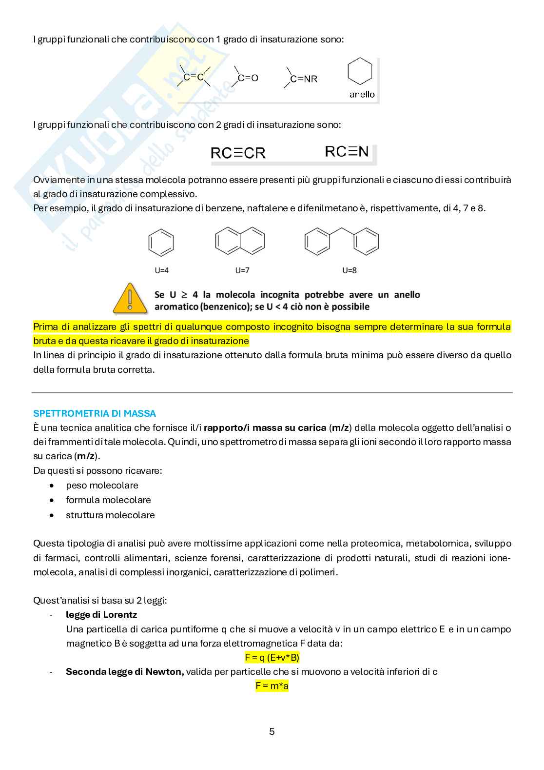 Metodi fisici in chimica organica Pag. 6