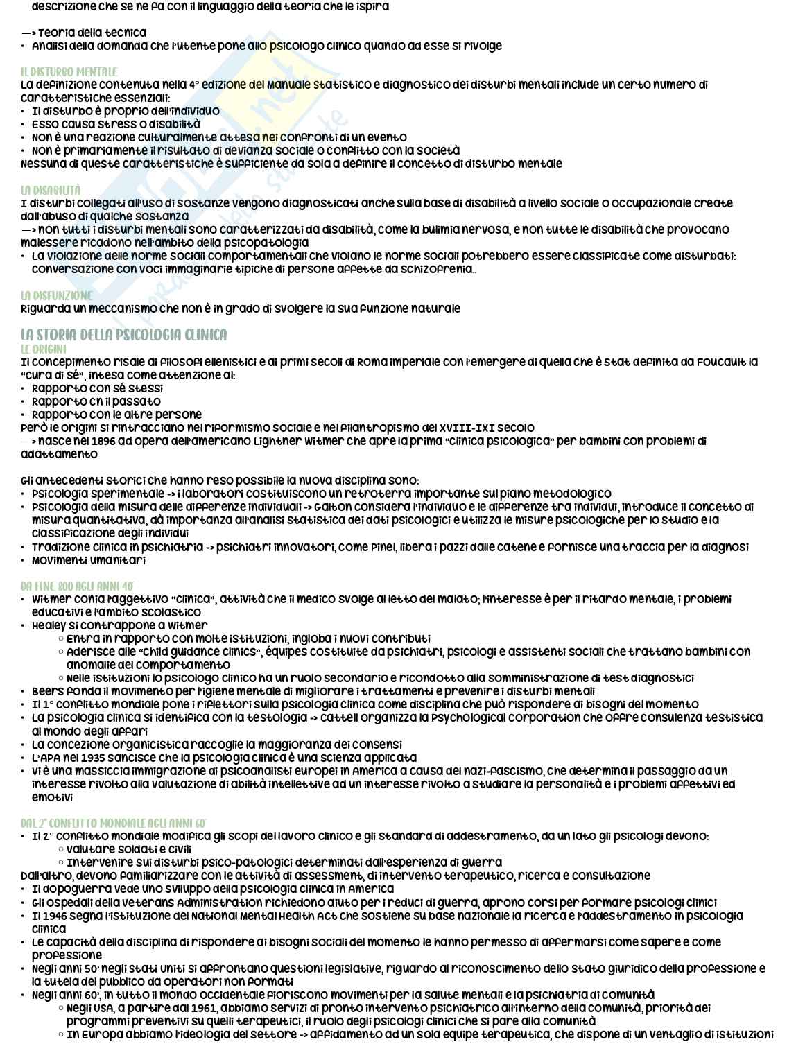Psicologia clinica Pag. 2