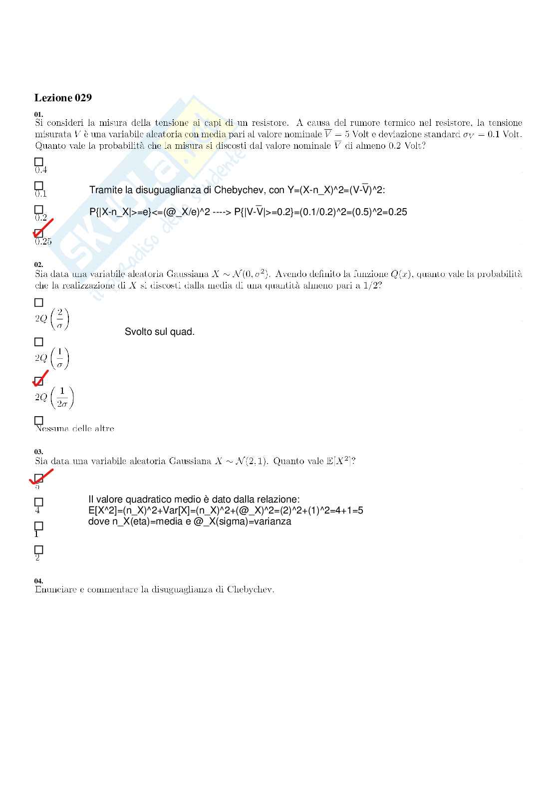 Paniere di Segnali e sistemi (2025) - Risposte multiple Pag. 36