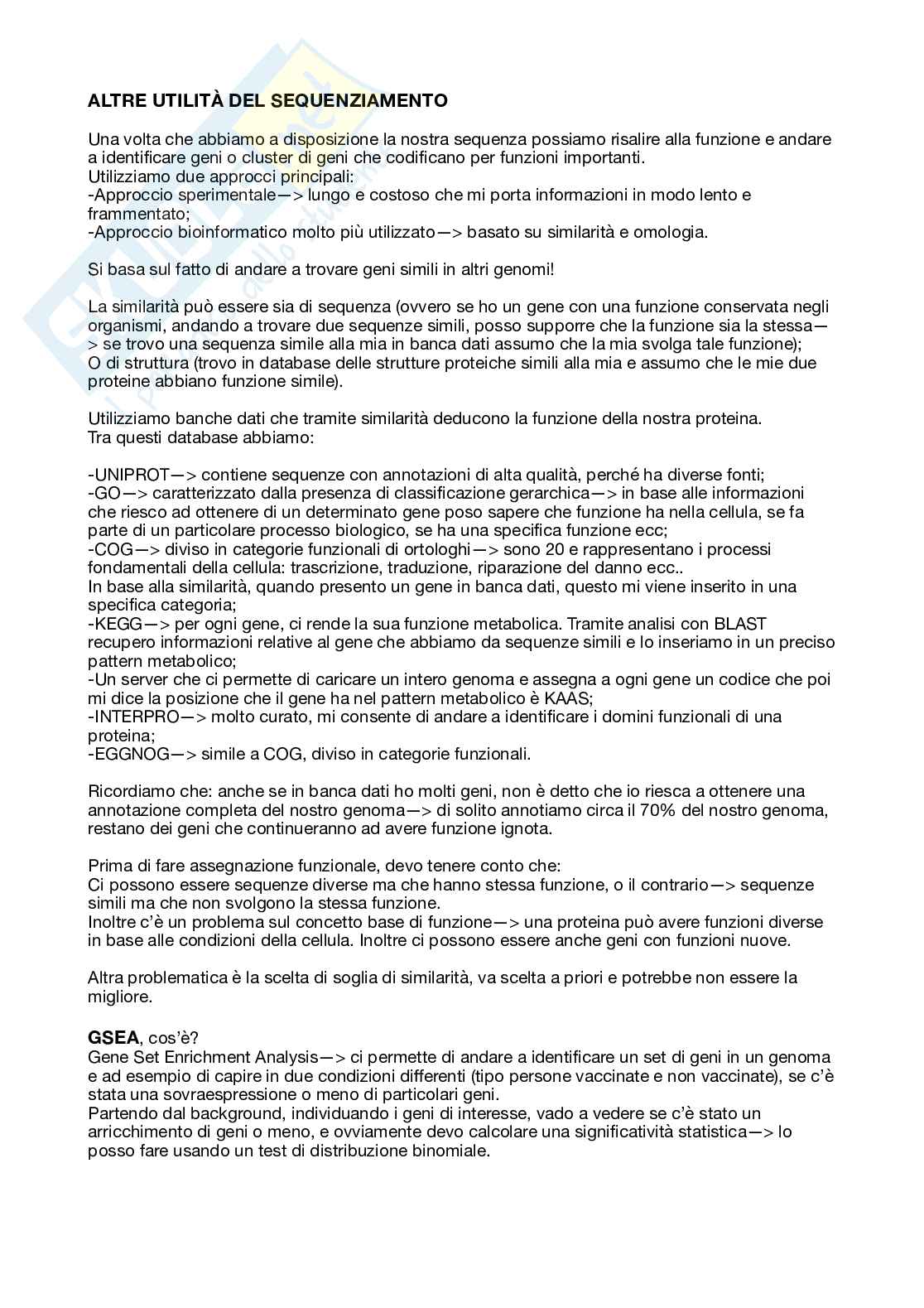 Appunti di Bioinformatica con laboratorio, parte 1 Pag. 26