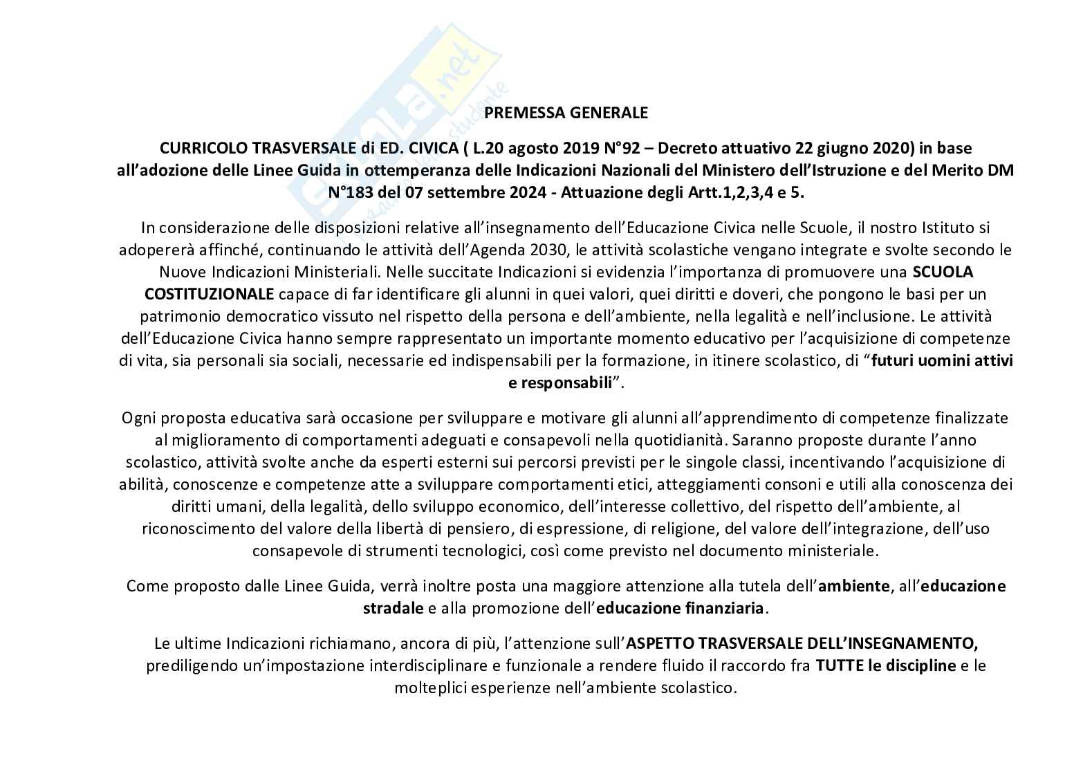 Esempio uda lezione simulata per la scuola primaria e concorsi pubblici di educazione civica Pag. 2
