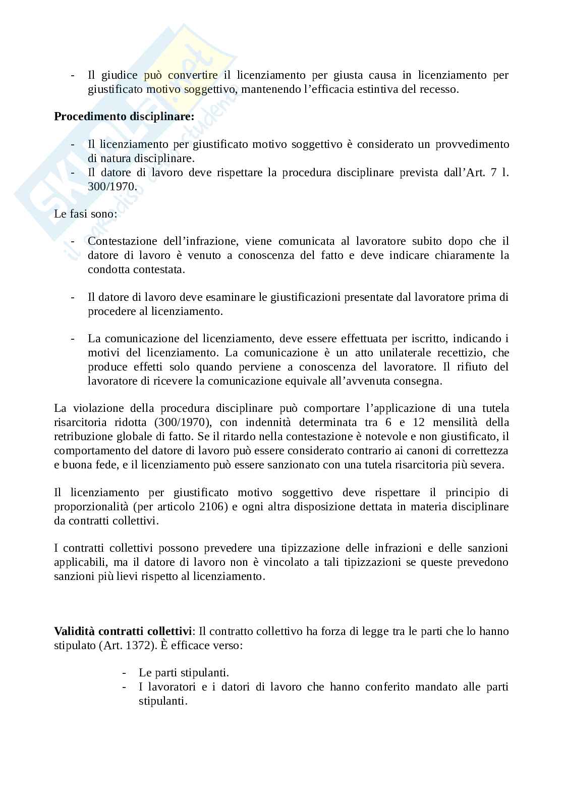 Domande di Diritto del lavoro Pag. 21