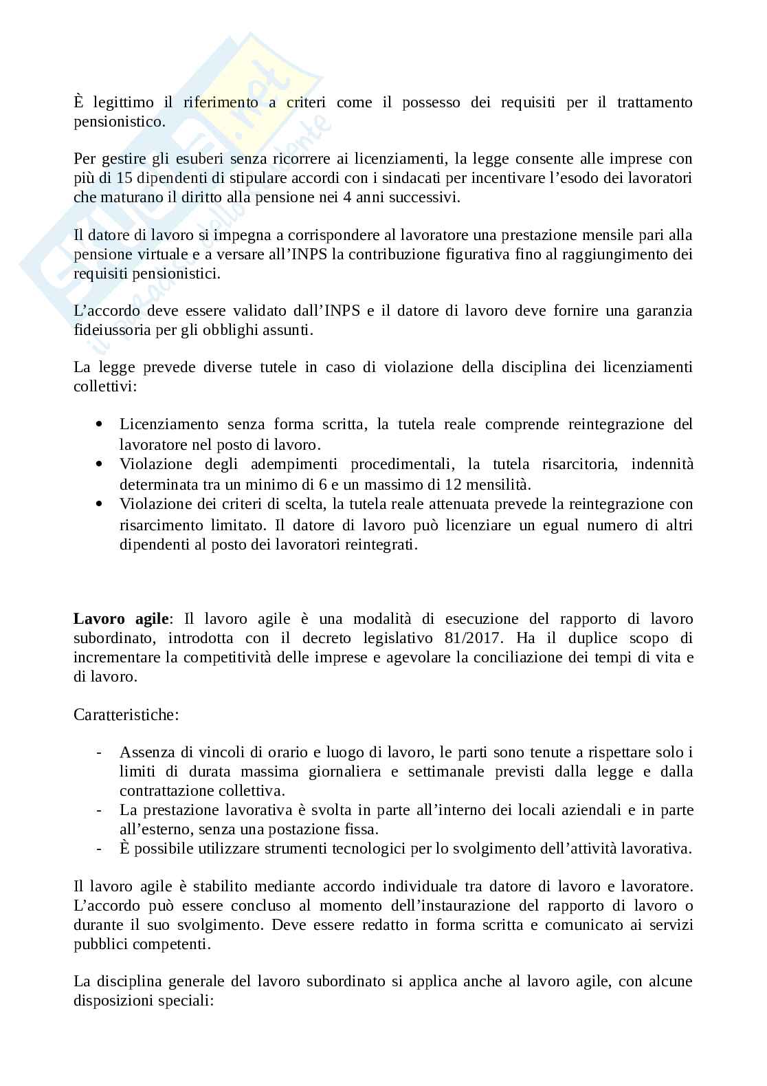 Domande di Diritto del lavoro Pag. 31