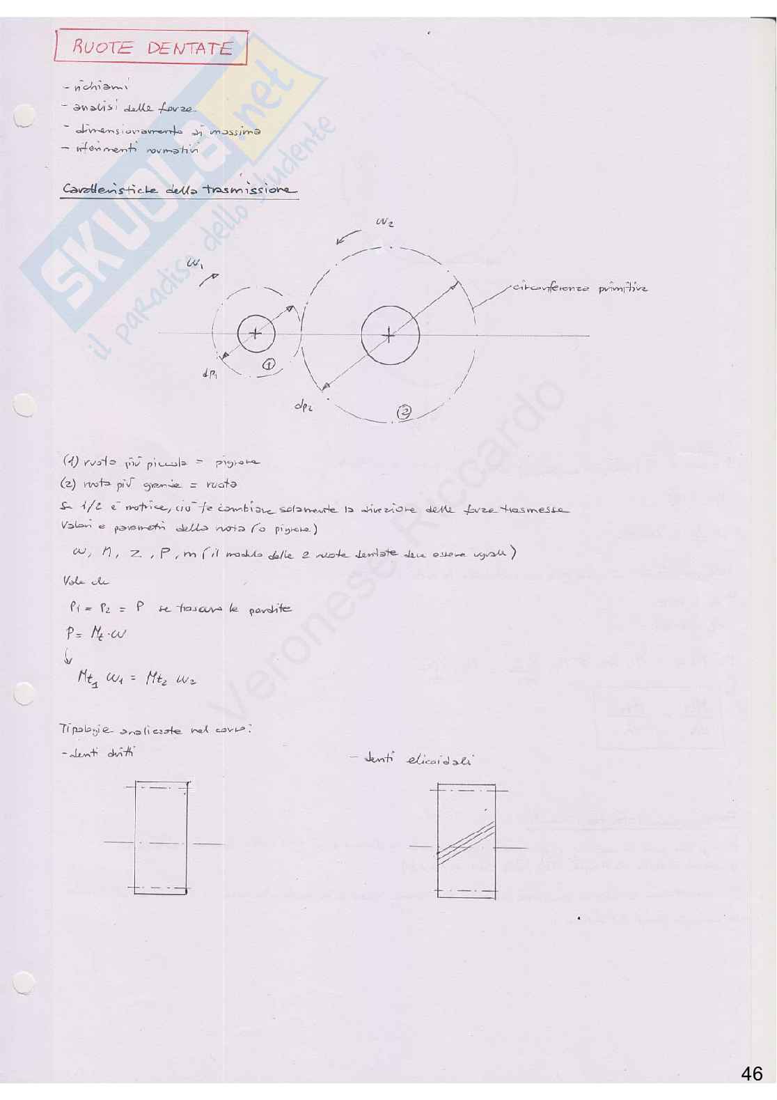 Appunti di Elementi costruttivi delle macchine Pag. 46
